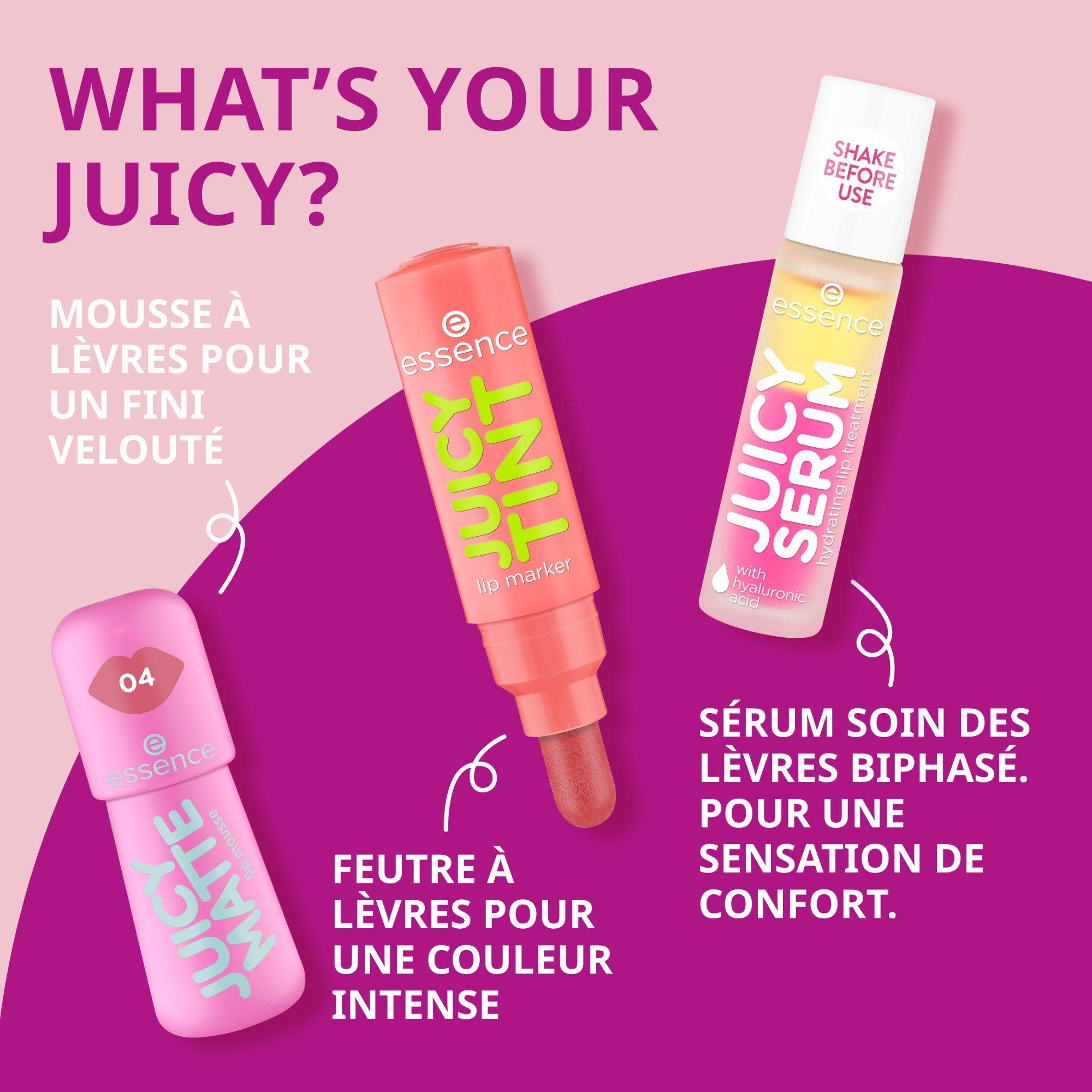 JUICY SERUM hydrating lip treatment soin hydratant pour les lèvres – Info Graphic - Produit 4 sur 12
