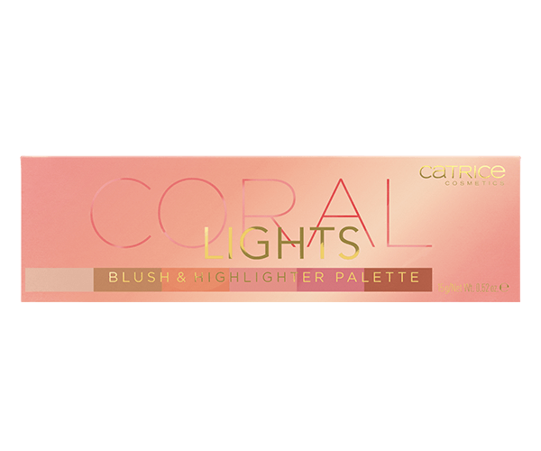 Coral Lights Blush & Highlighter Palette
