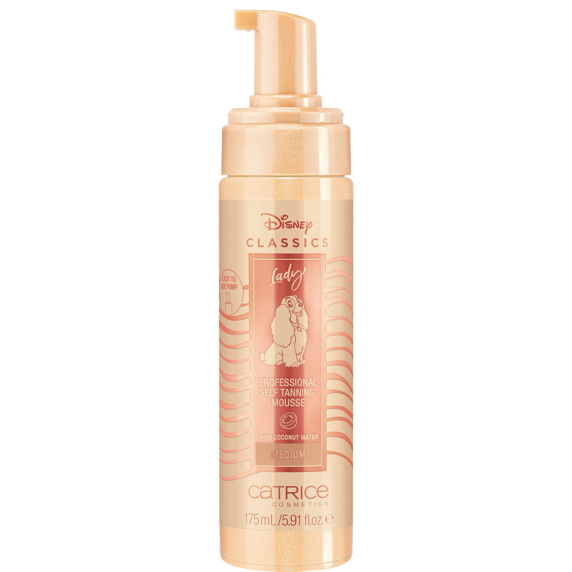 Disney Classics Dama mousse autobronceadora profesional