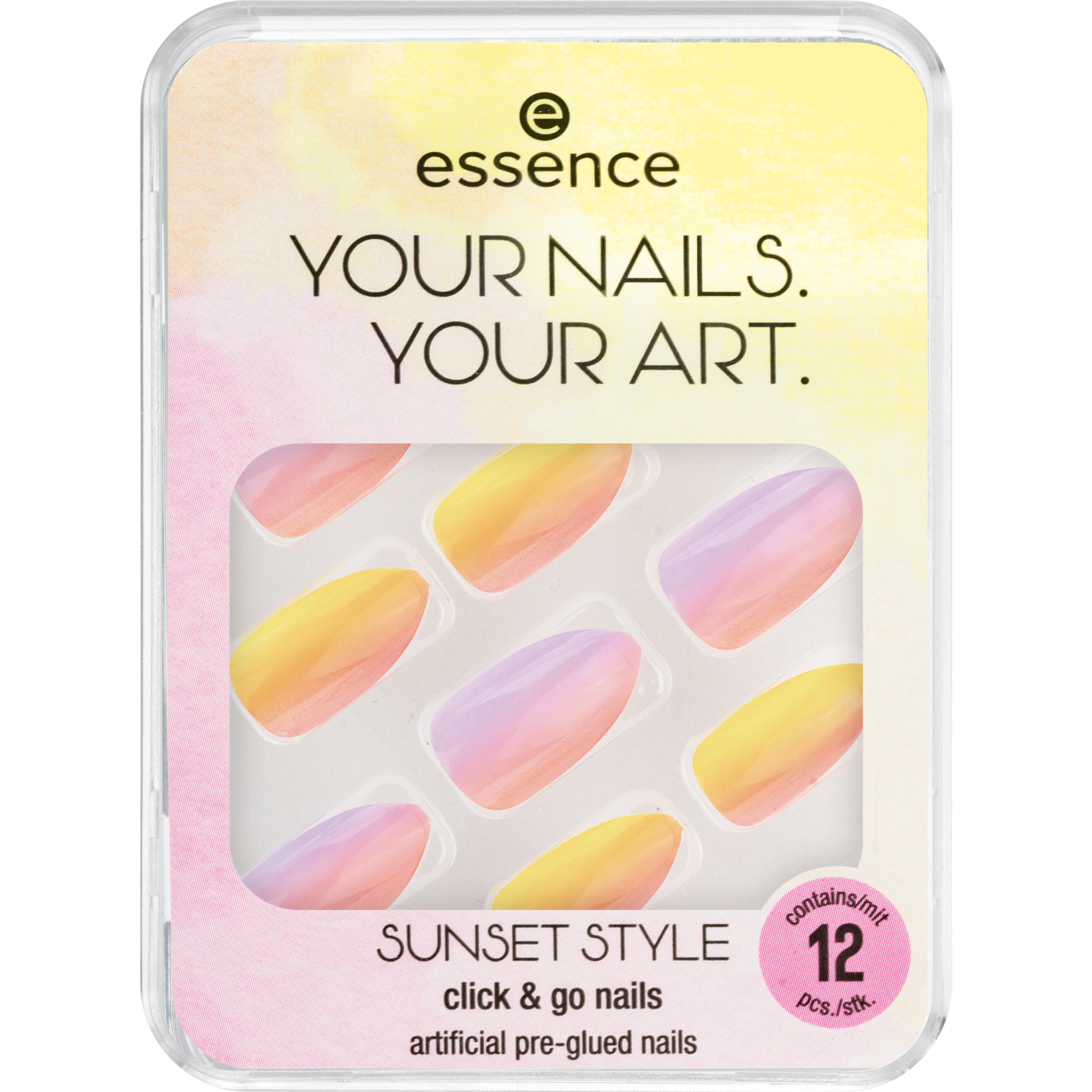 YOUR NAILS. YOUR ART. SUNSET STYLE click & go nails