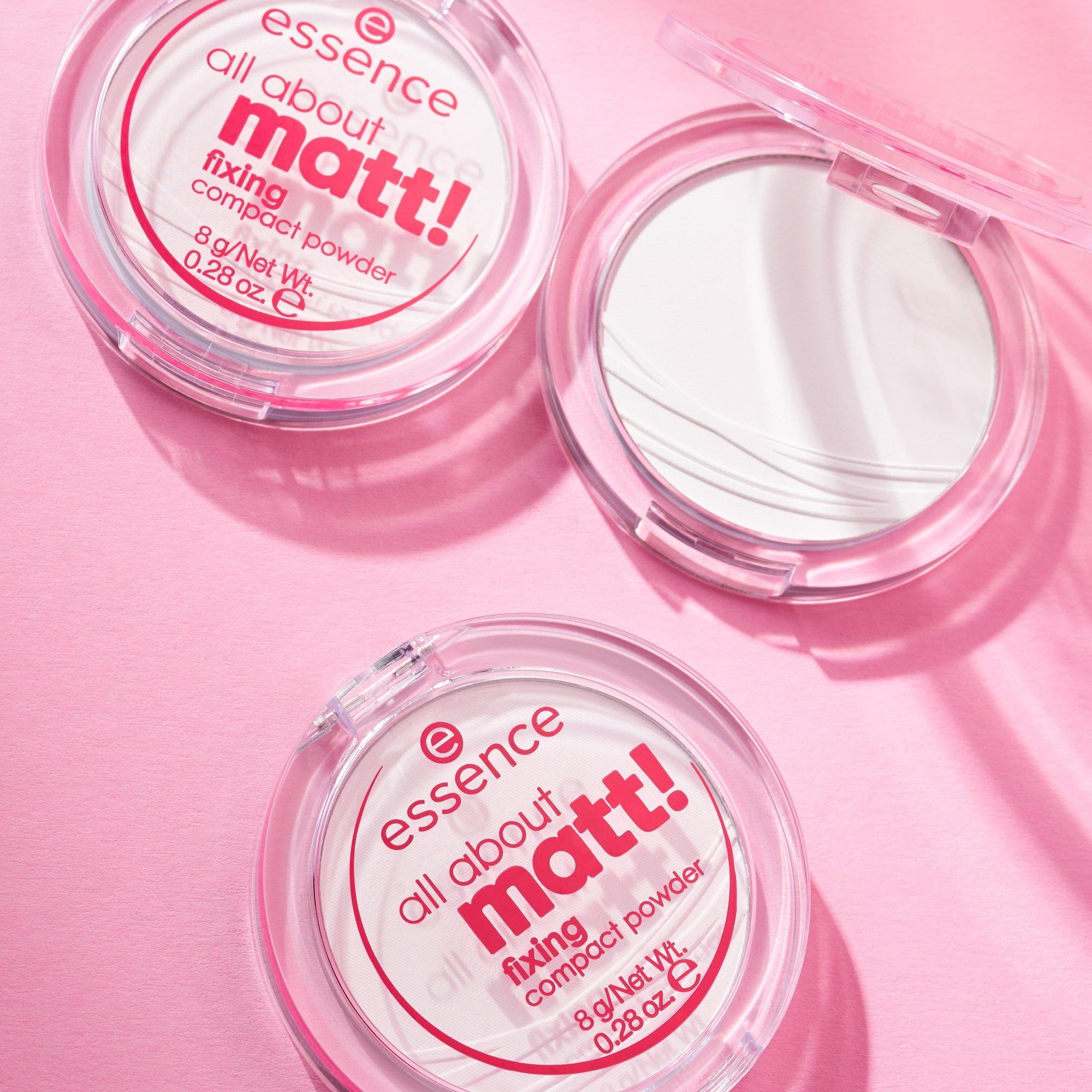 presuota pudra suteikianti matinį efektą „all about matt! fixing compact powder“