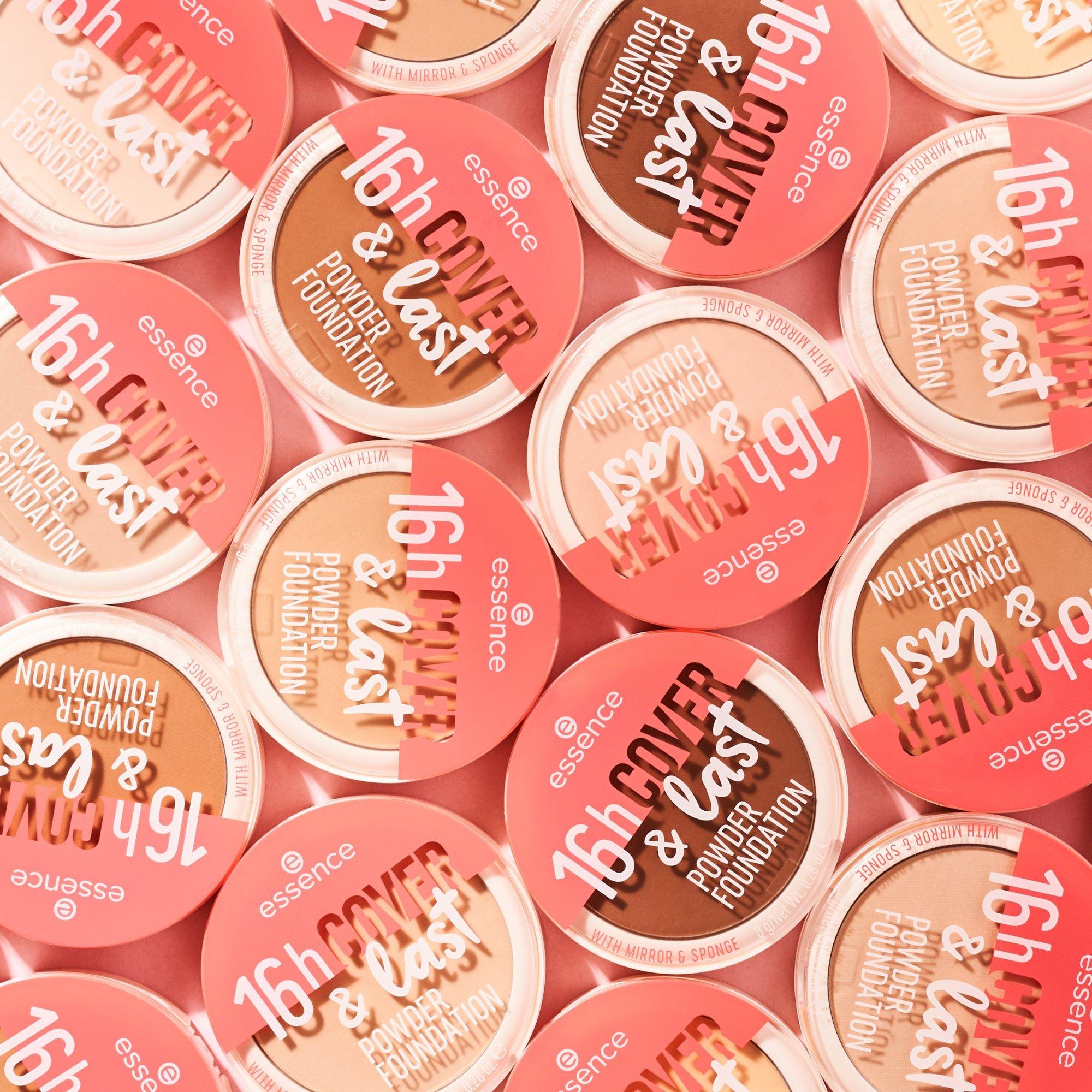 essence 16h COVER & last POWDER FOUNDATION Cashew online entdecken