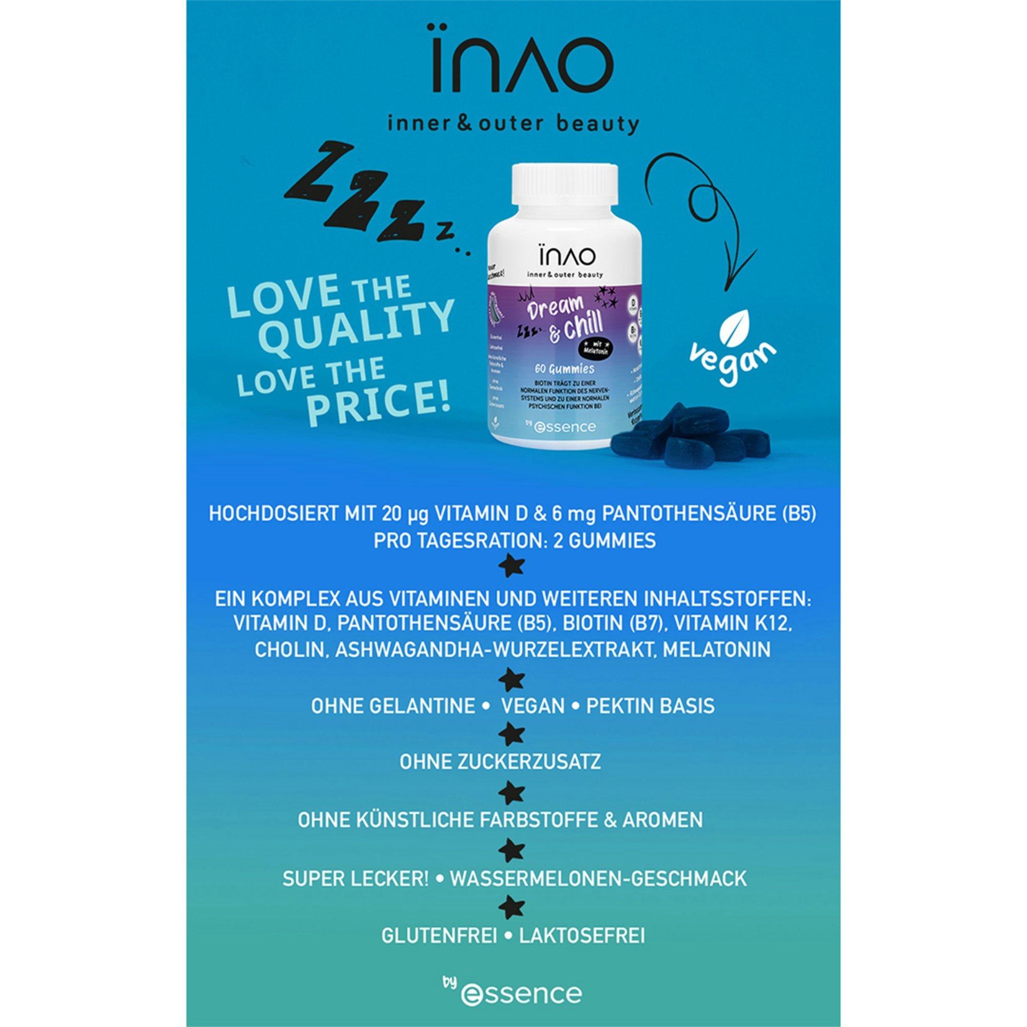 INAO inner and outer beauty Dream and Chill -viinikumit by essence