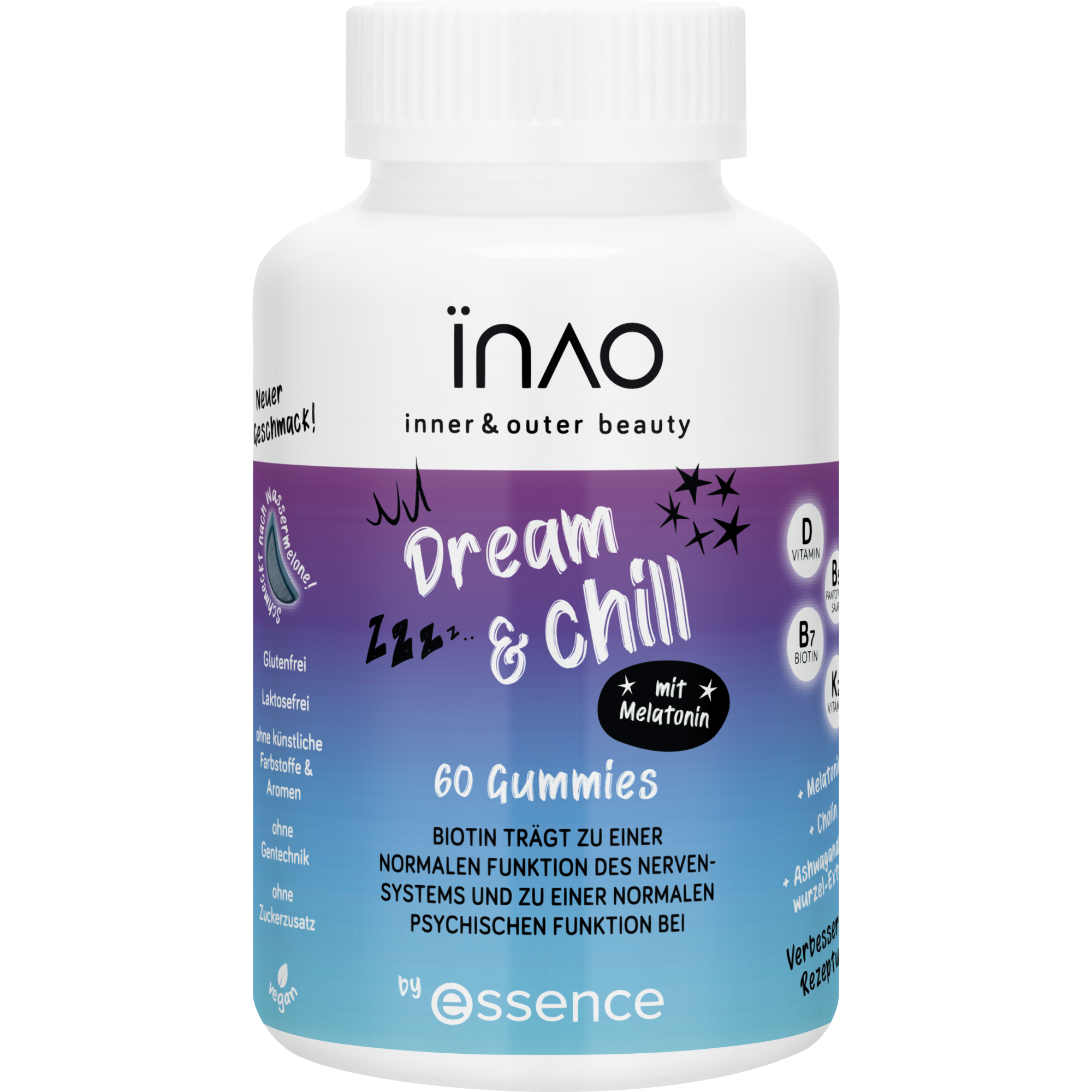 INAO inner and outer beauty Dream and Chill -viinikumit by essence