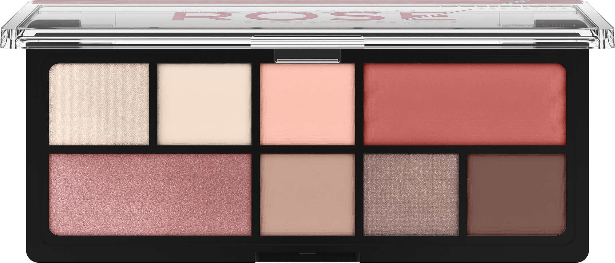 Paleta eléctrica de sombras para ojos de rosas