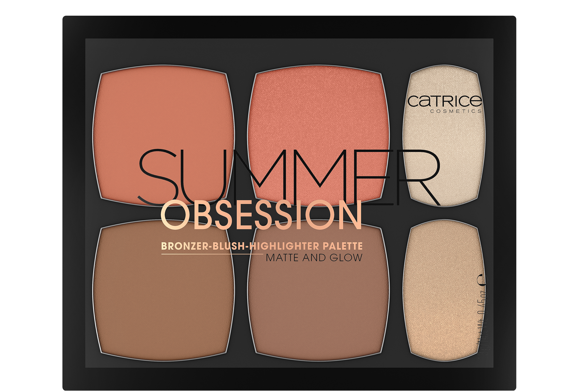 Summer Obsession Bronzer Blush Highlighter Palette Matte And Glow