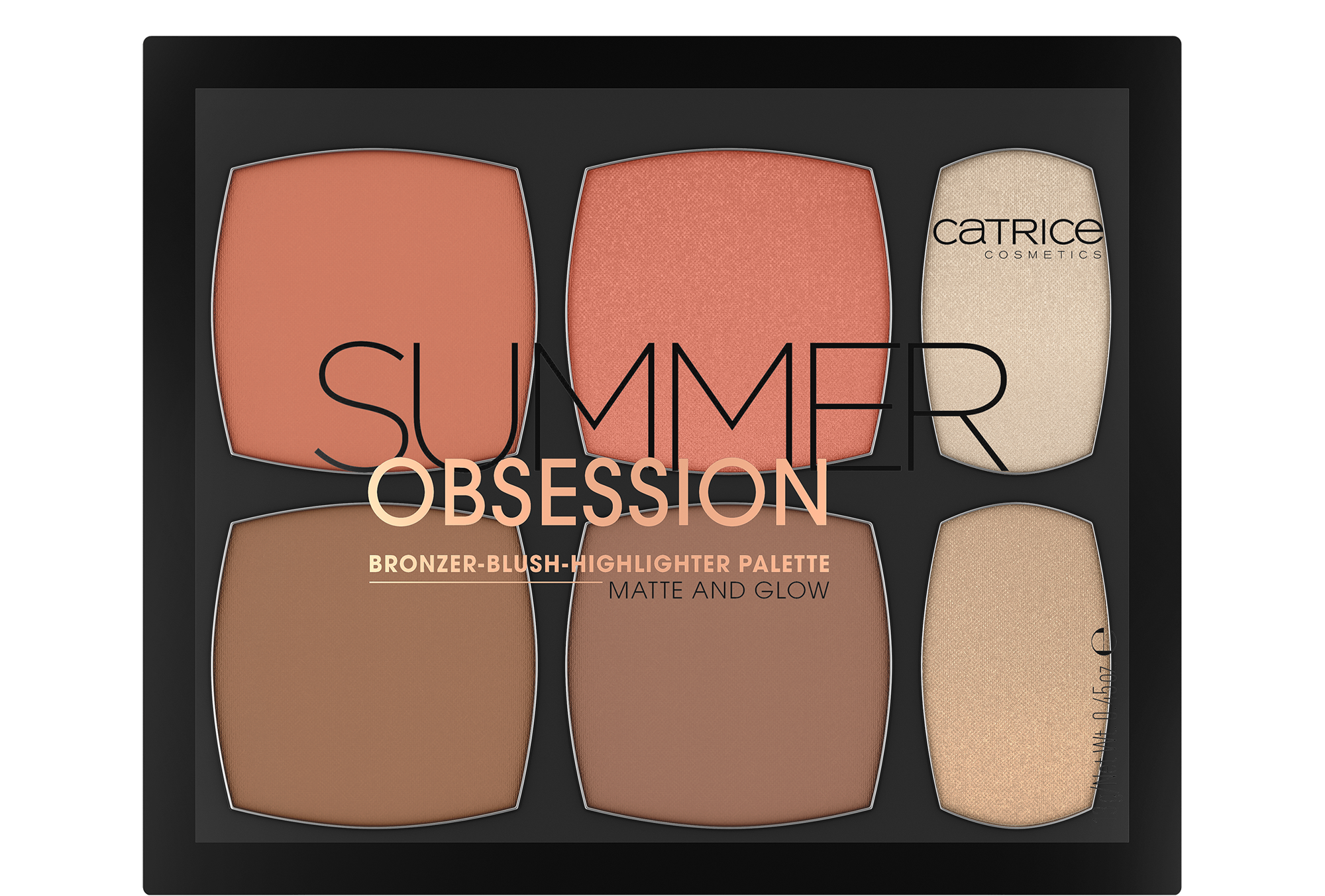 Paleta Summer Obsession Bronzer Blush Matte And Glow