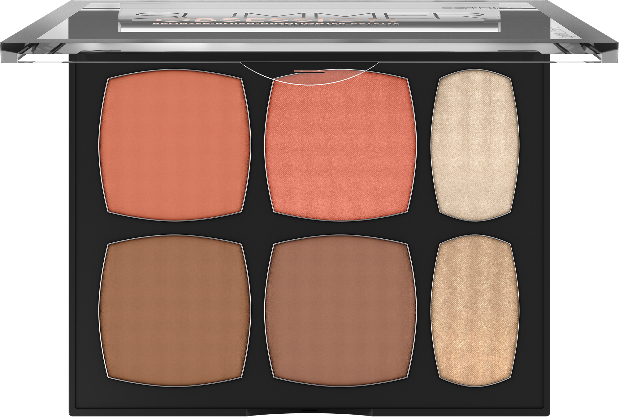 Paletă Summer Obsession Bronzer Blush Highlighter Palette Matte And Glow