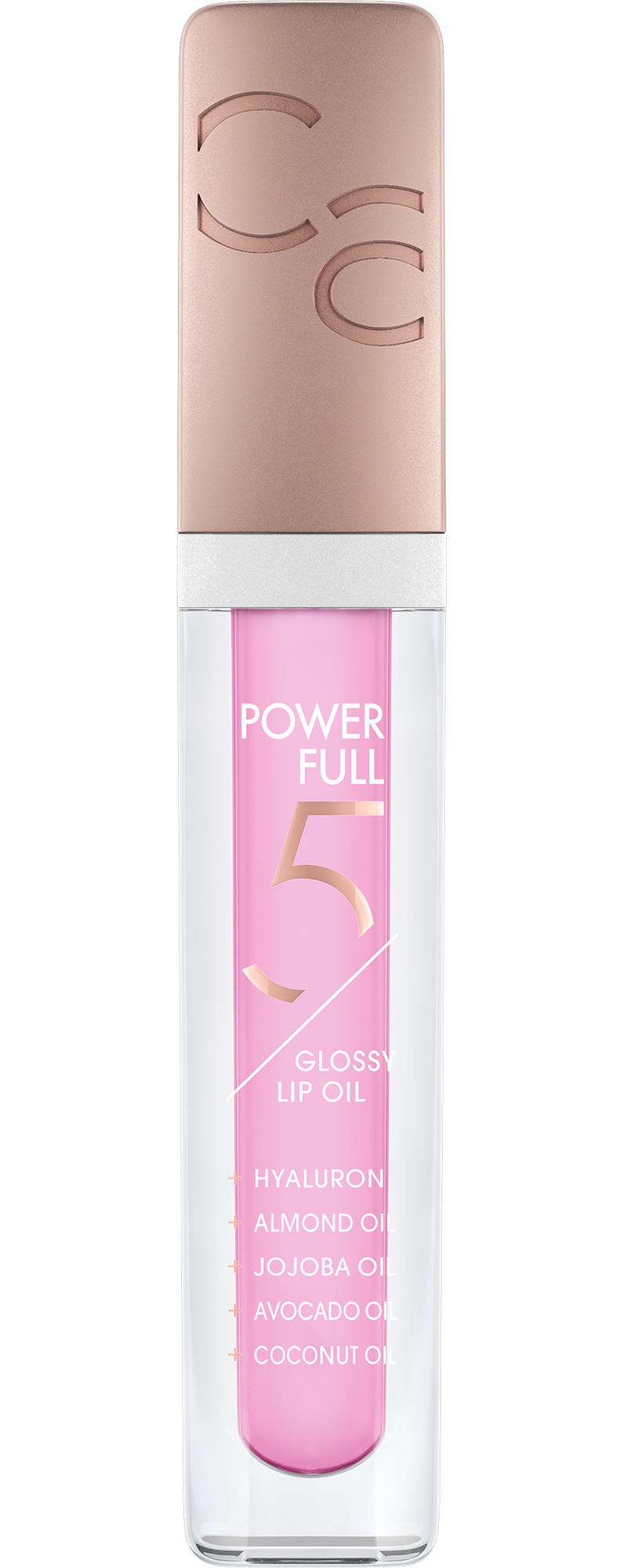 Kjøp CATRICE Power Full 5 Glossy Lip Oil Glowy Pitaya på nett