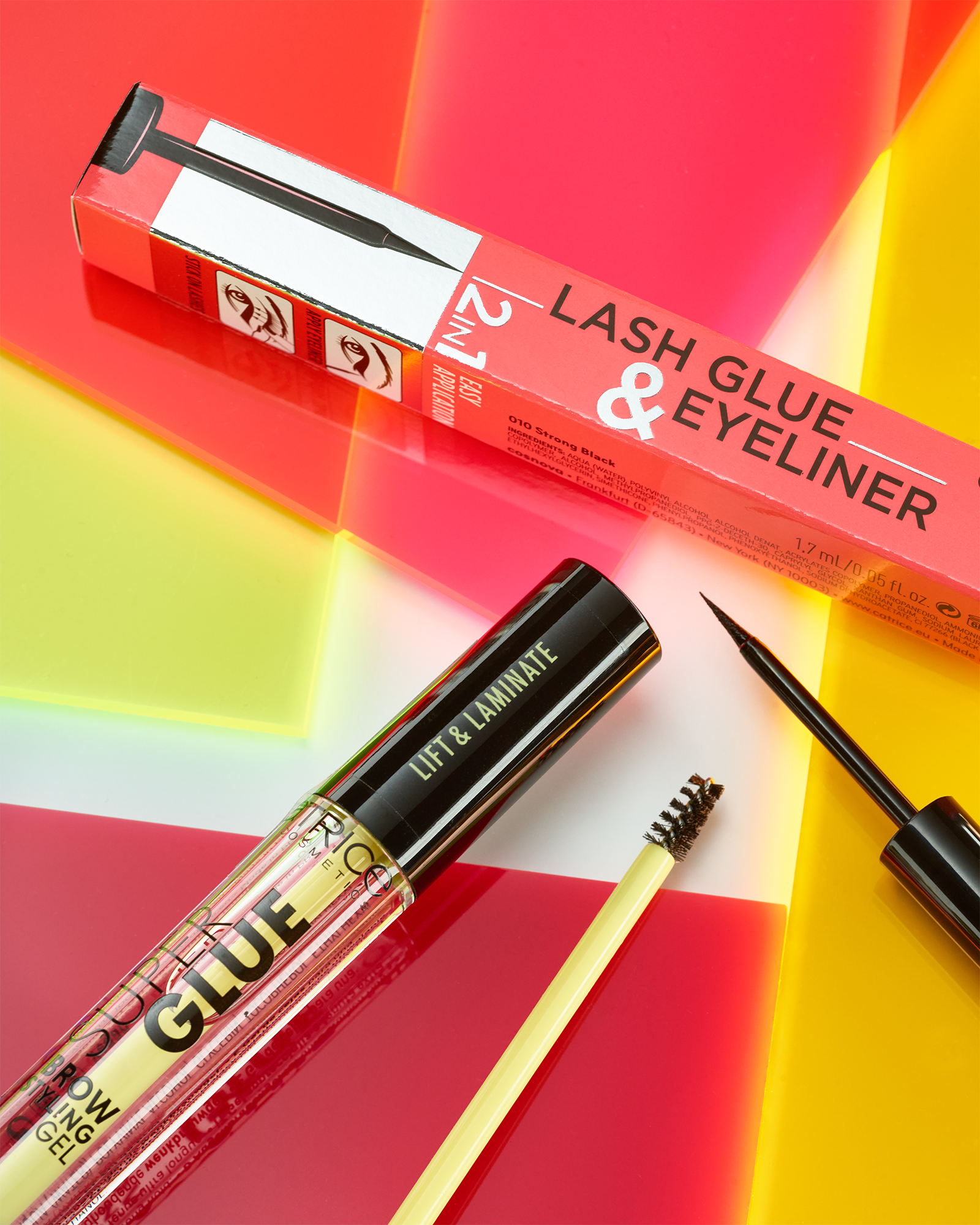 Adeziv și tuș pentru gene Lash Glue & Eyeliner