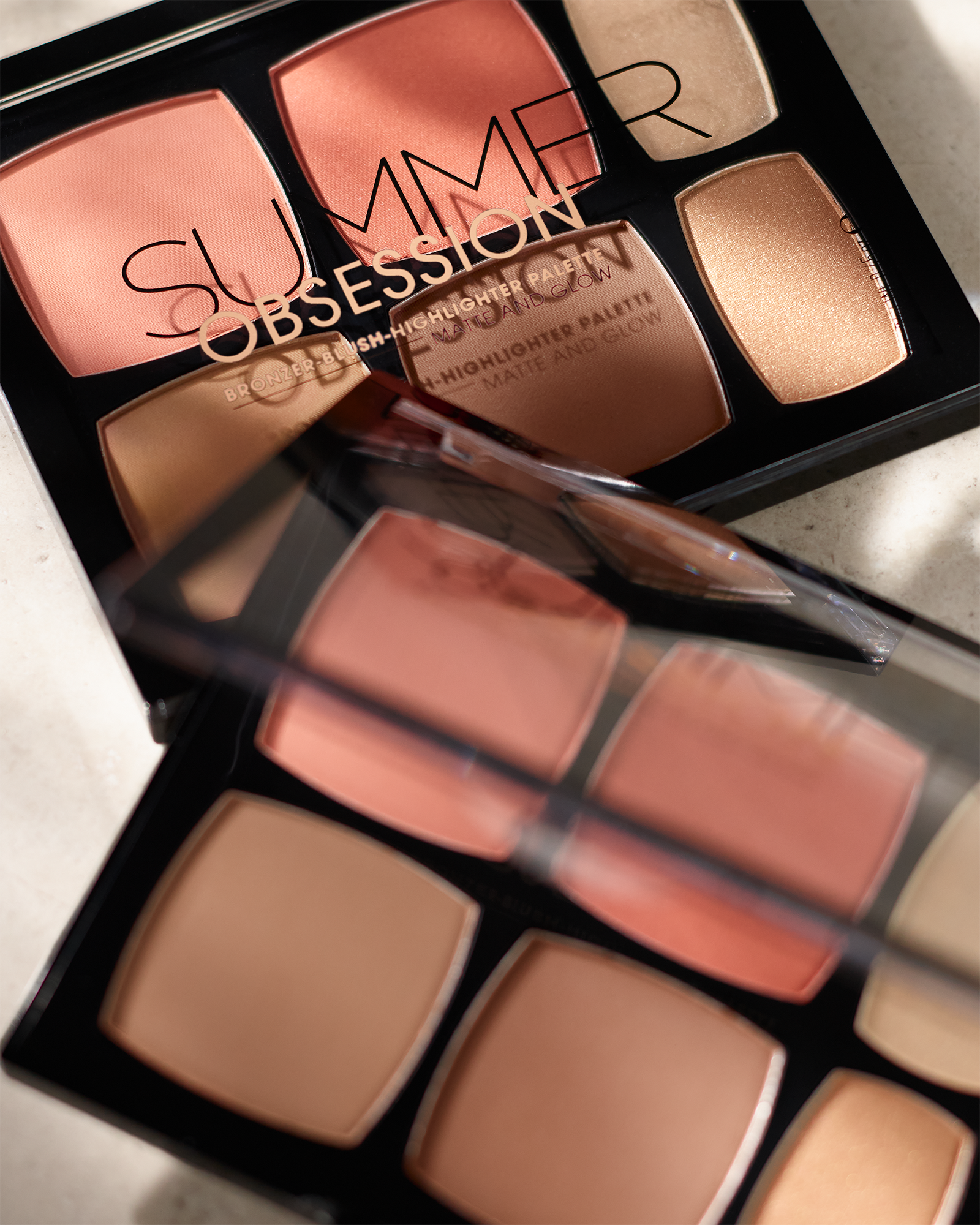 Paleta Summer Obsession Bronzer Blush Matte And Glow