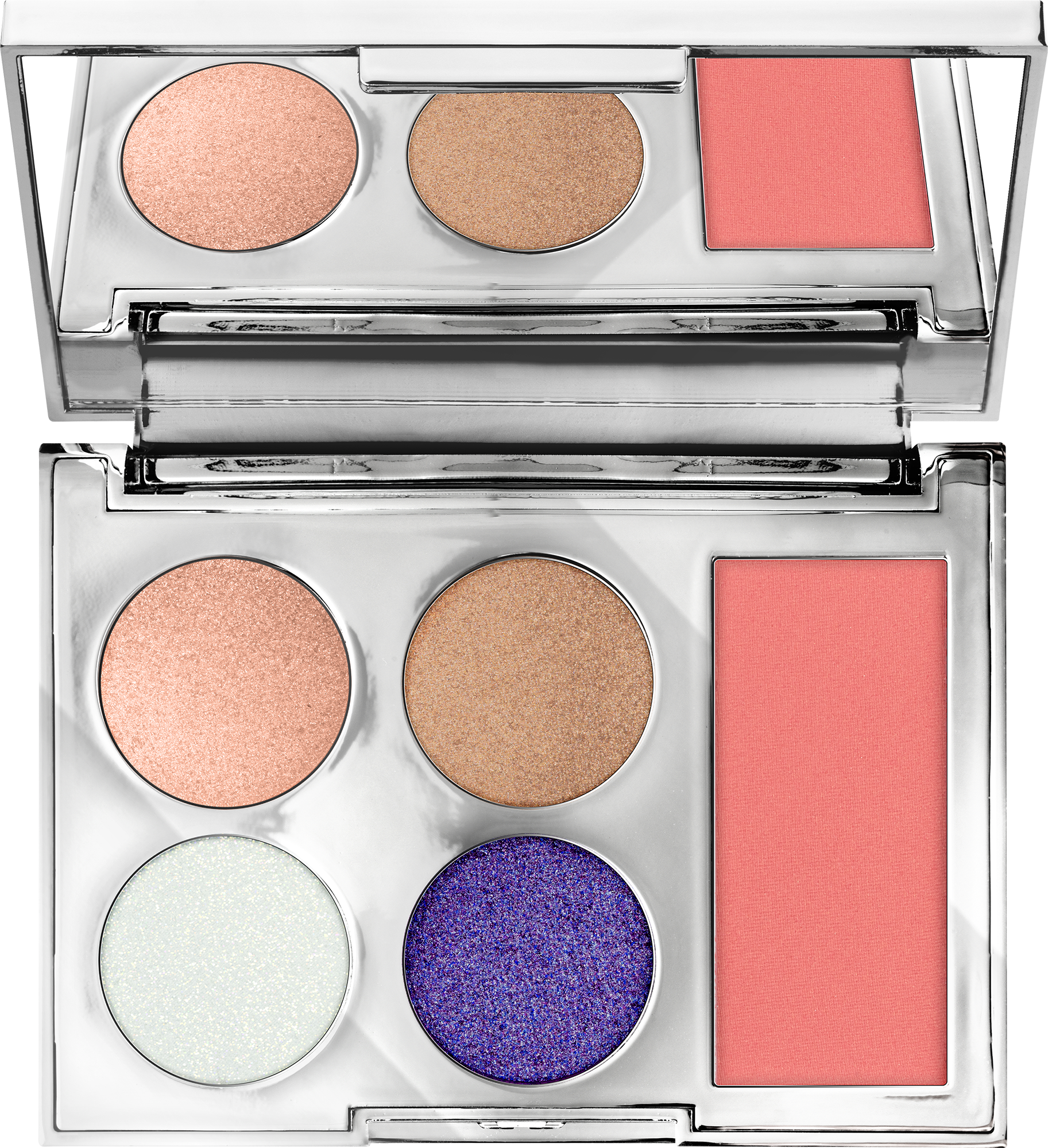 Pearl Glaze Pearly Eyeshadow & Blush Palette fard à paupières et blush