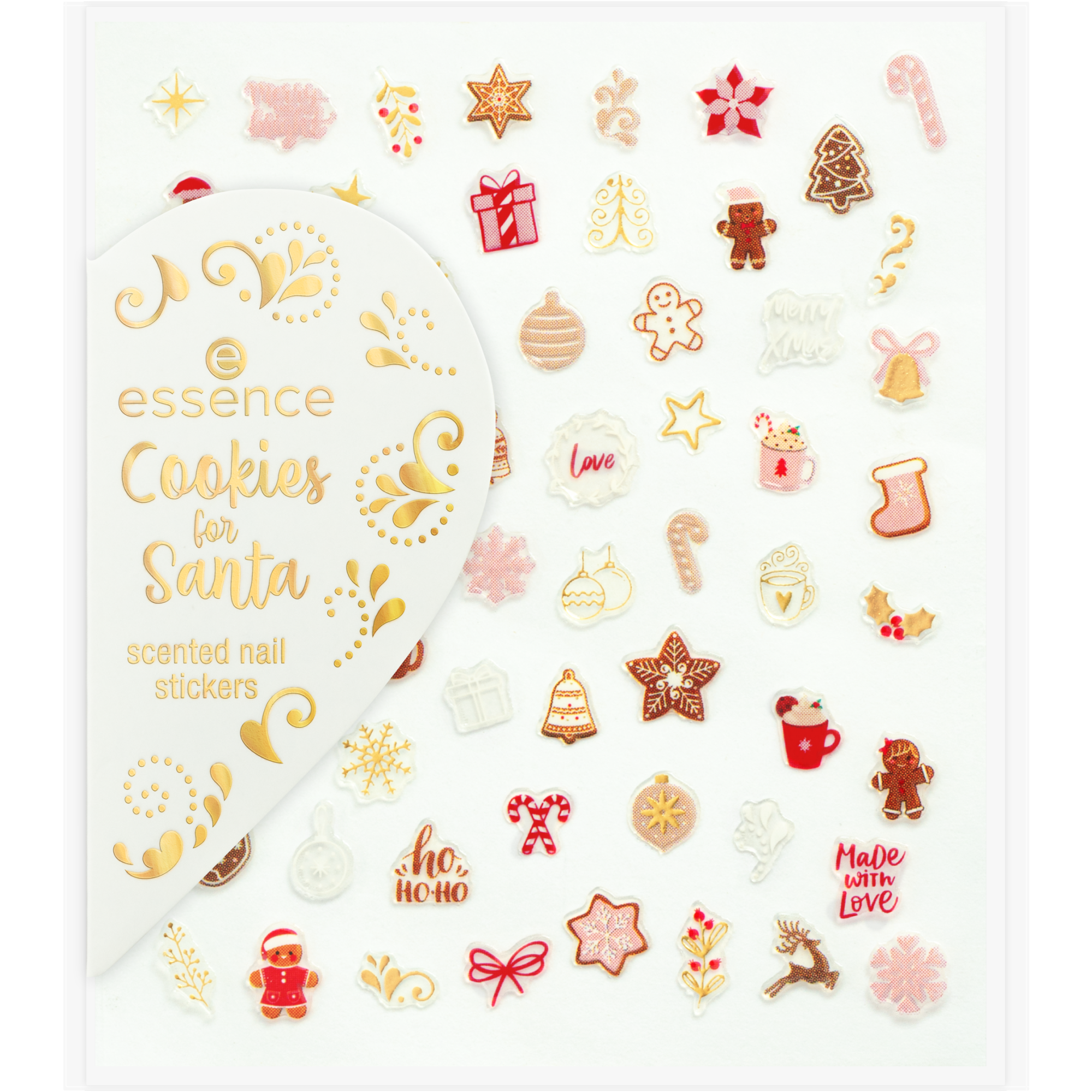 Cookies for Santa scented nail stickers