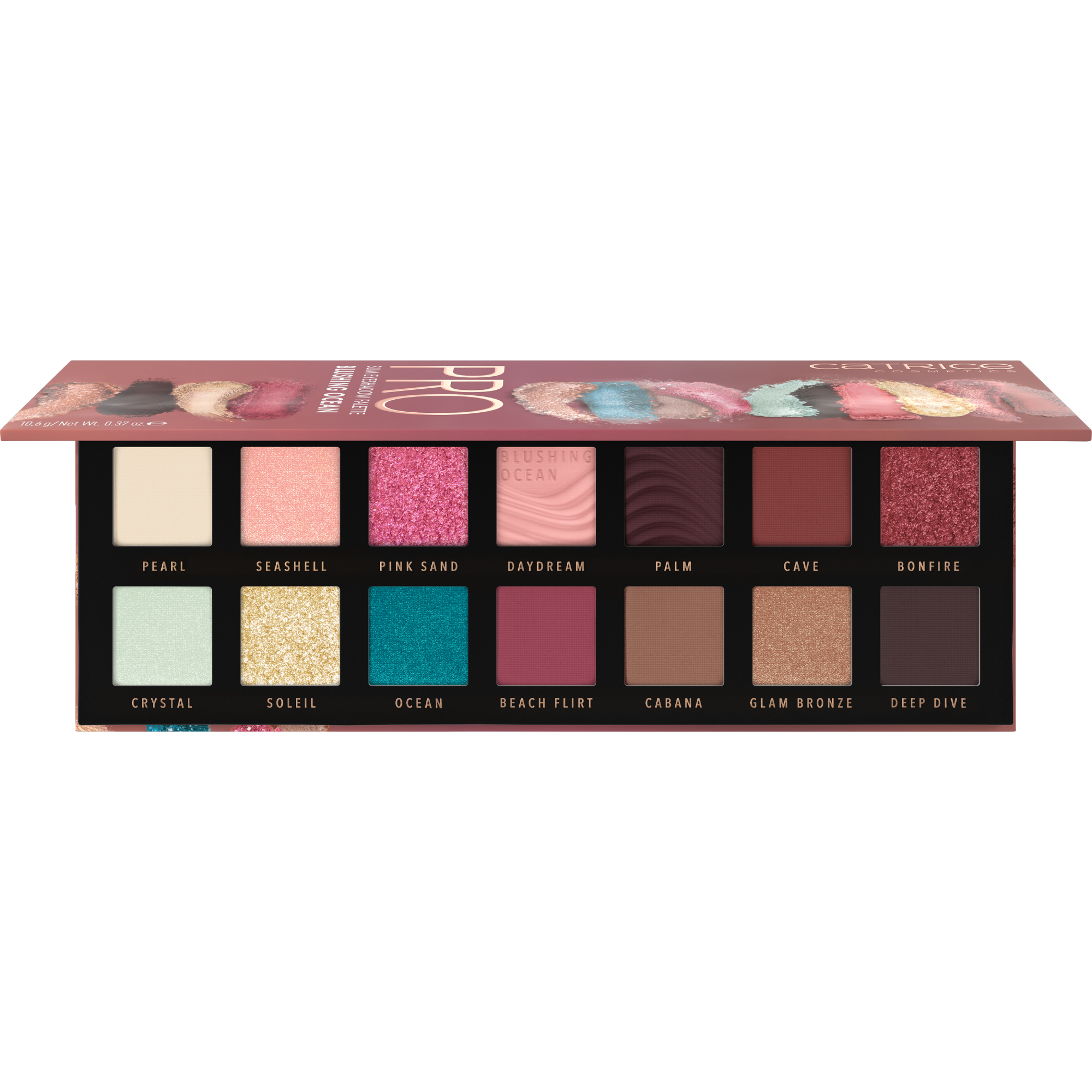 Paleta de sombras de ojos Pro Slim Blushing Ocean