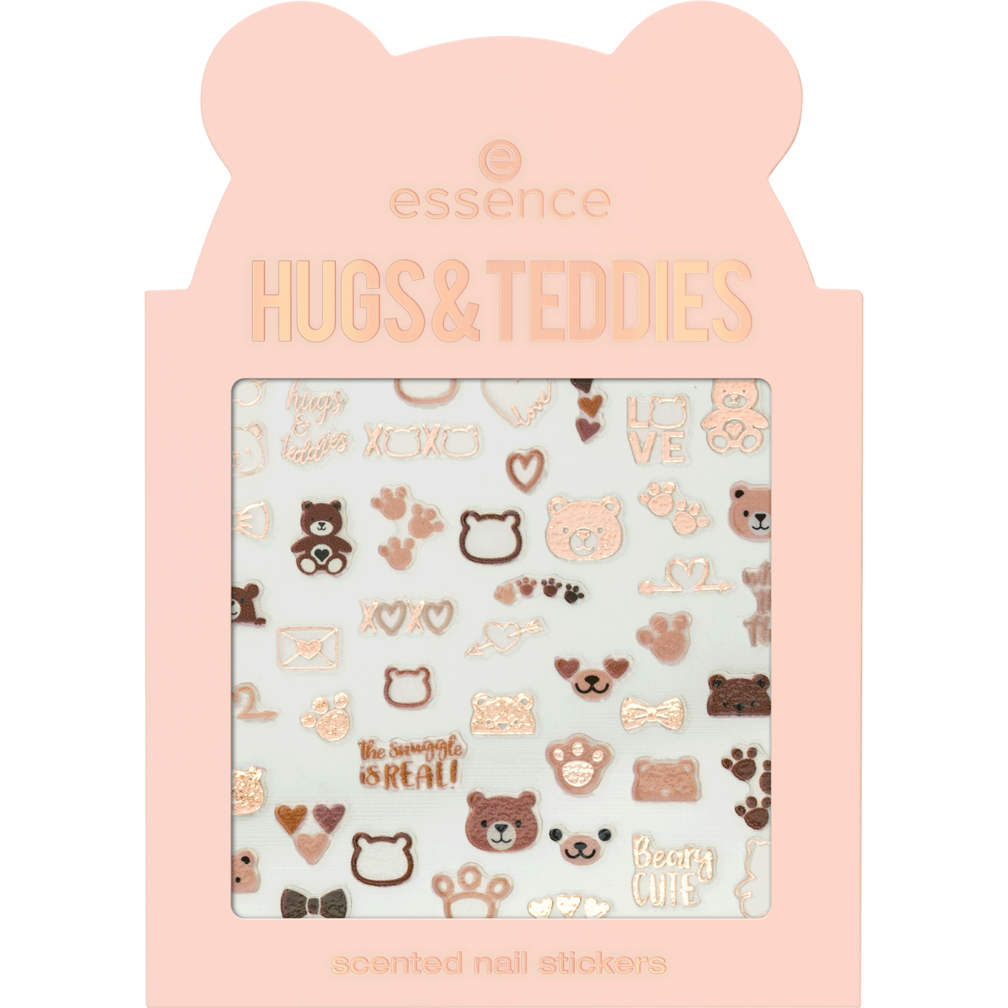 HUGS&TEDDIES scented nail stickers