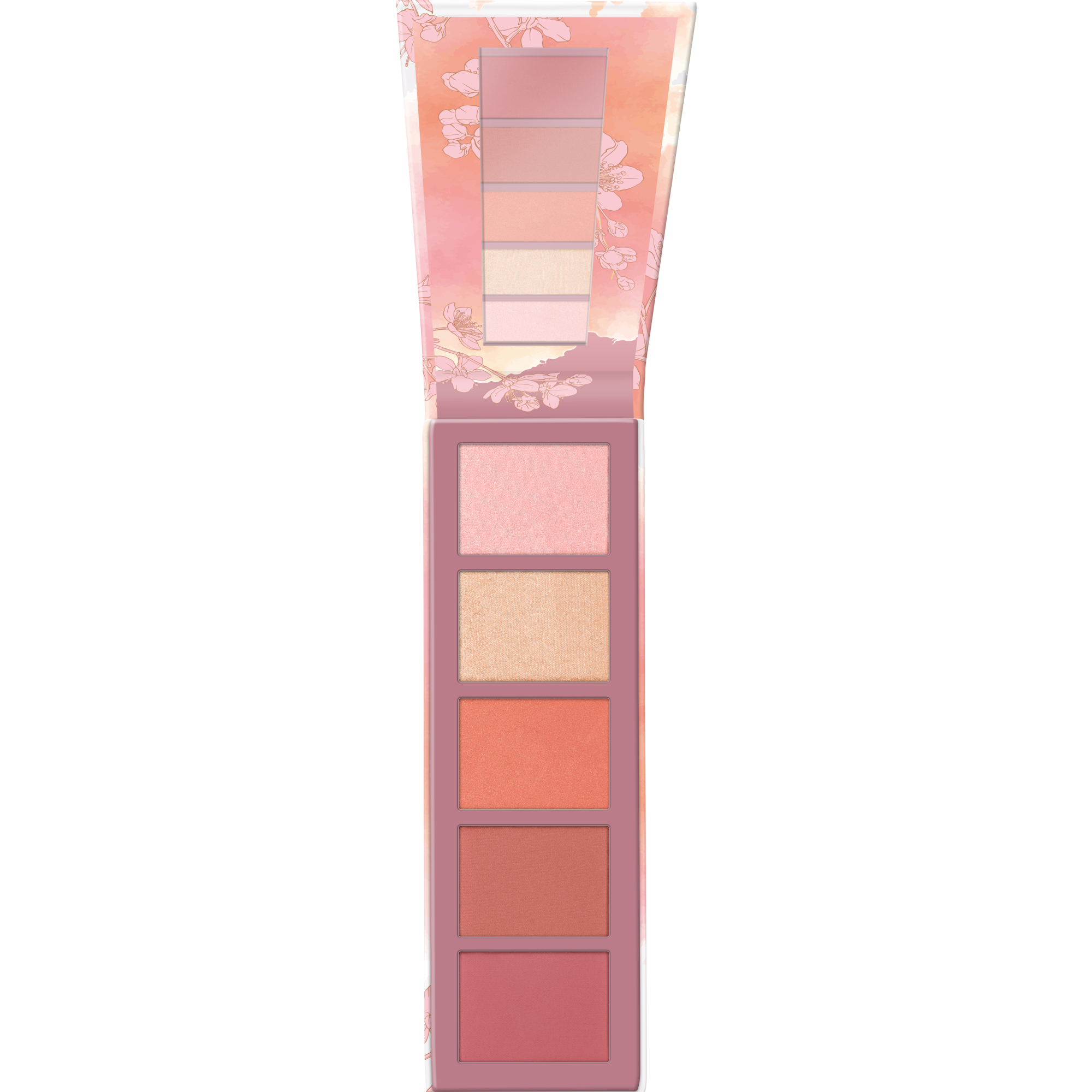 paleta de colorete e iluminador peachy BLOSSOM