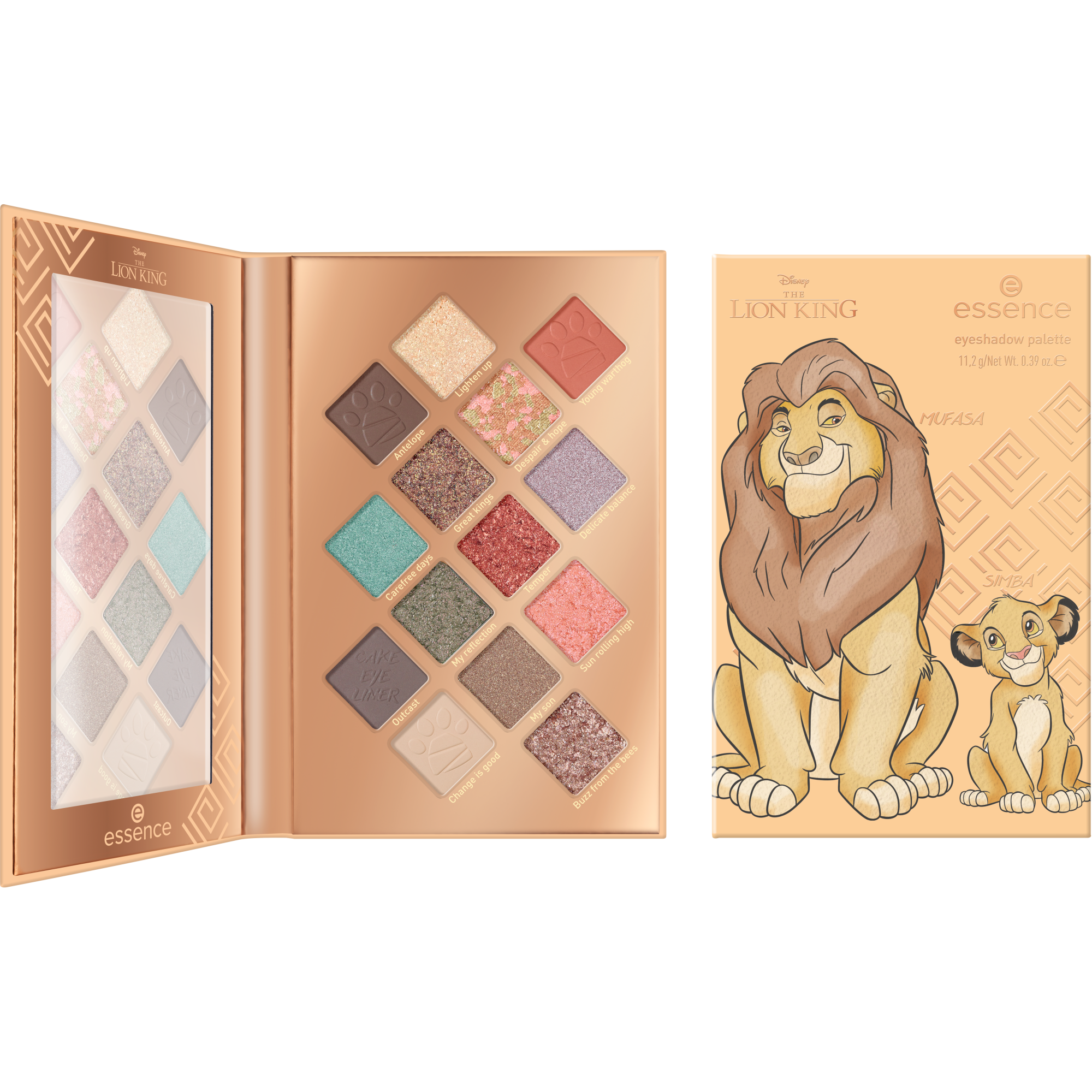 Paletă de farduri pentru pleoape Disney The Lion King