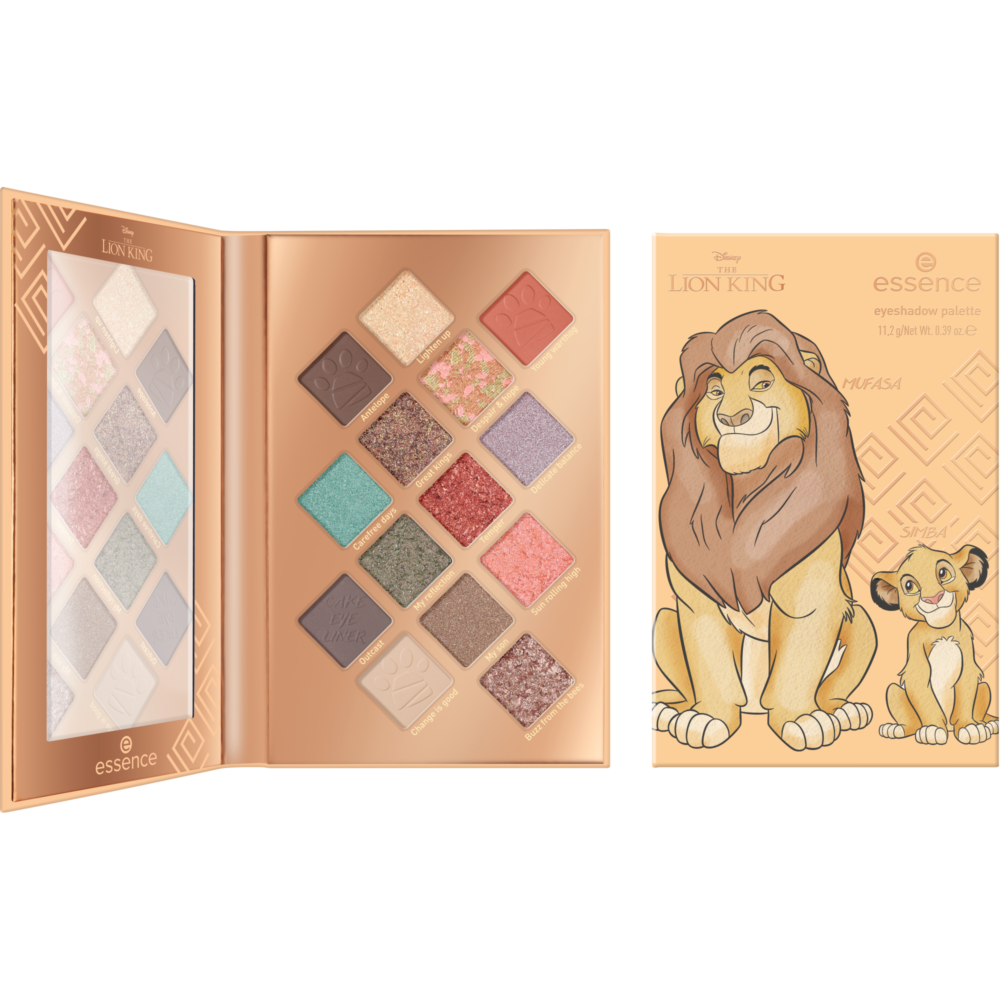 Paleta de sombras de ojos El Rey León de Disney