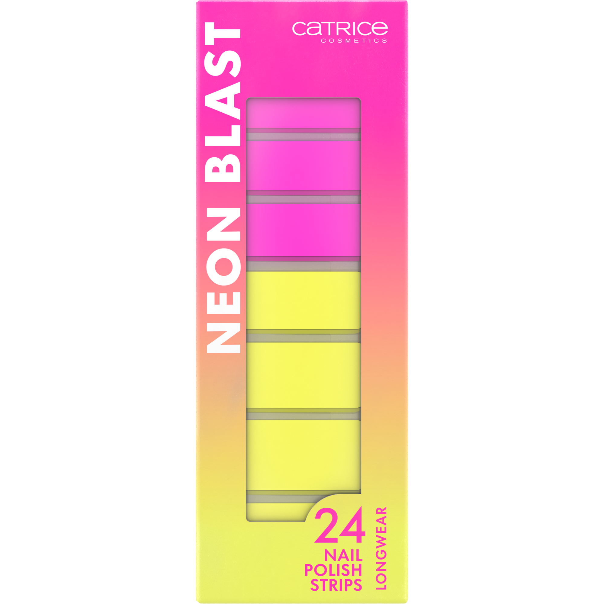 Neon Blast Nail Polish Strips bandes de stickers vernis