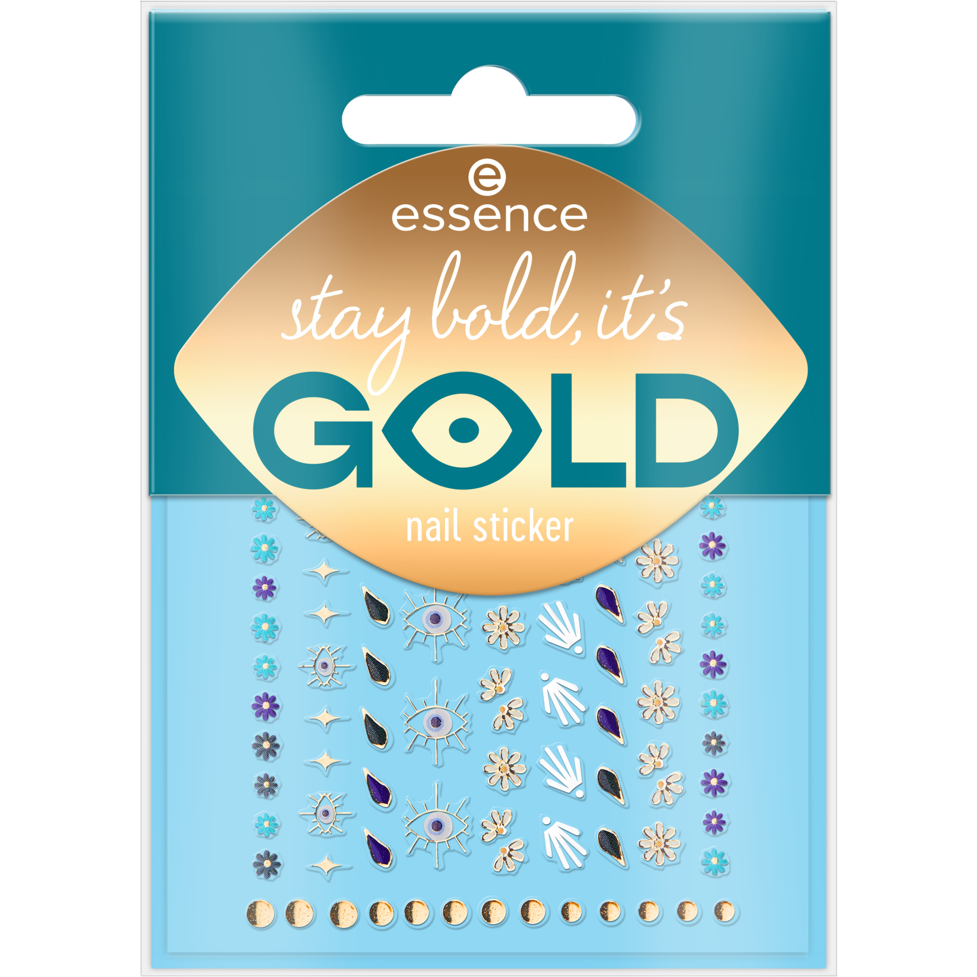 stay bold, it's GOLD nail sticker