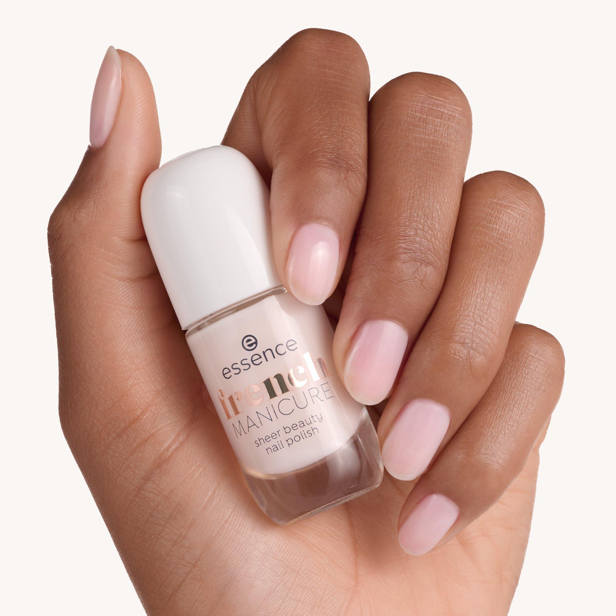 french MANICURE sheer beauty nail polish