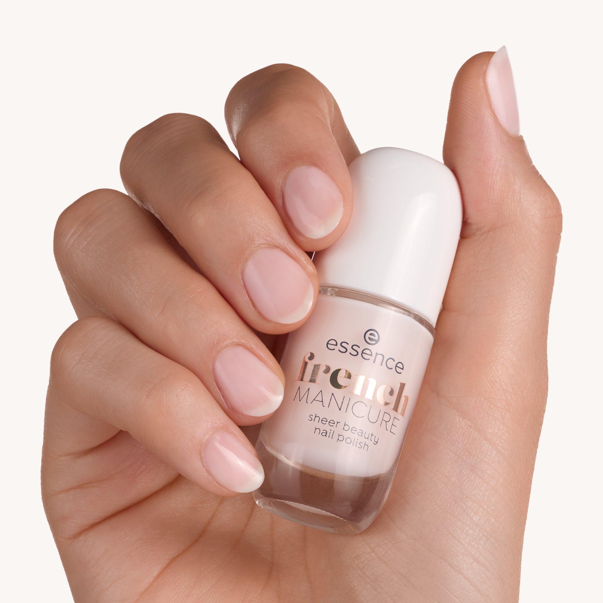 french MANICURE sheer beauty nail polish