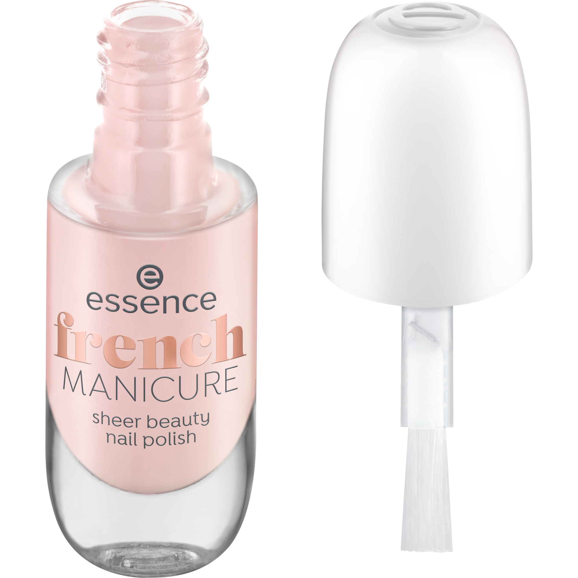 french MANICURE sheer beauty nail polish