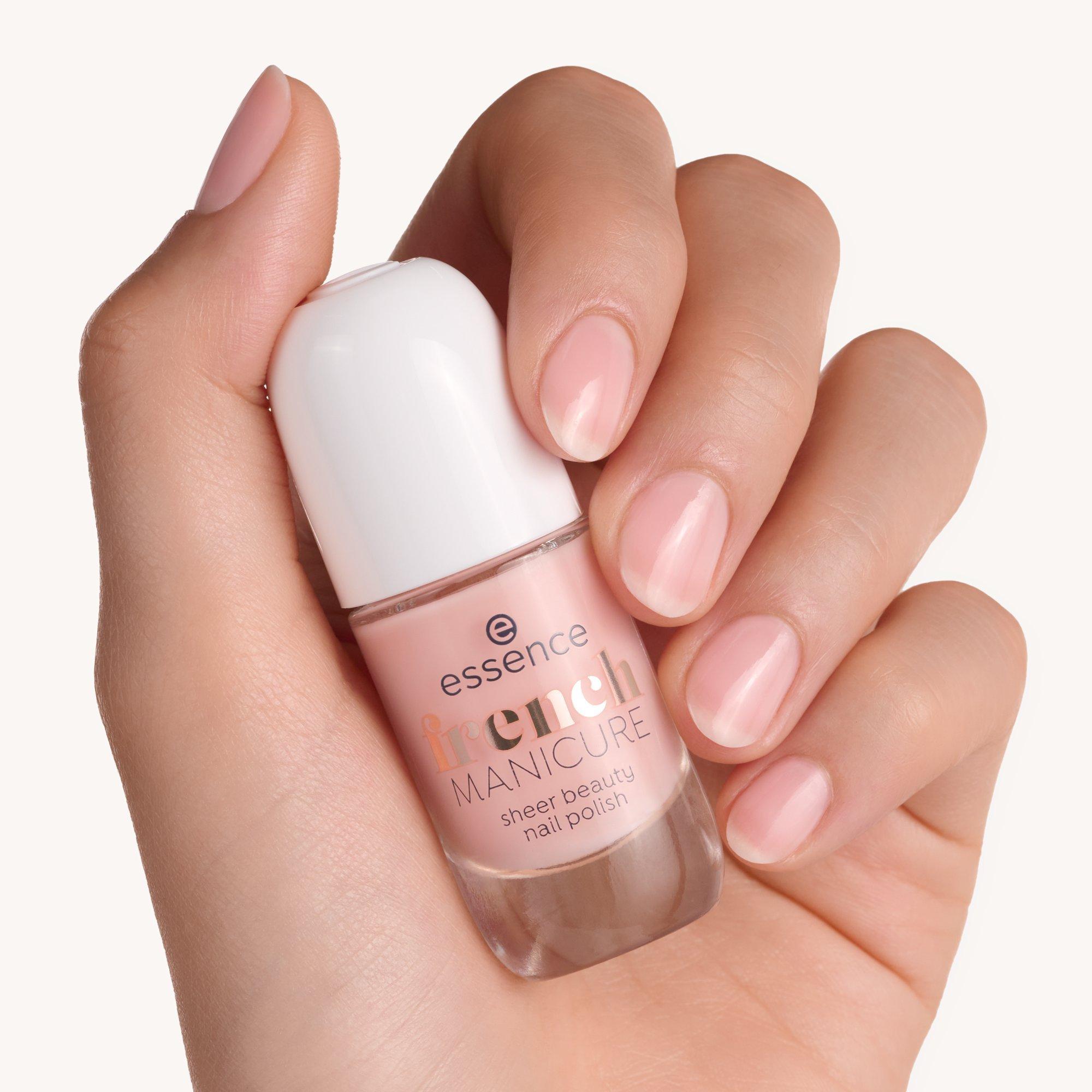 french MANICURE sheer beauty nail polish