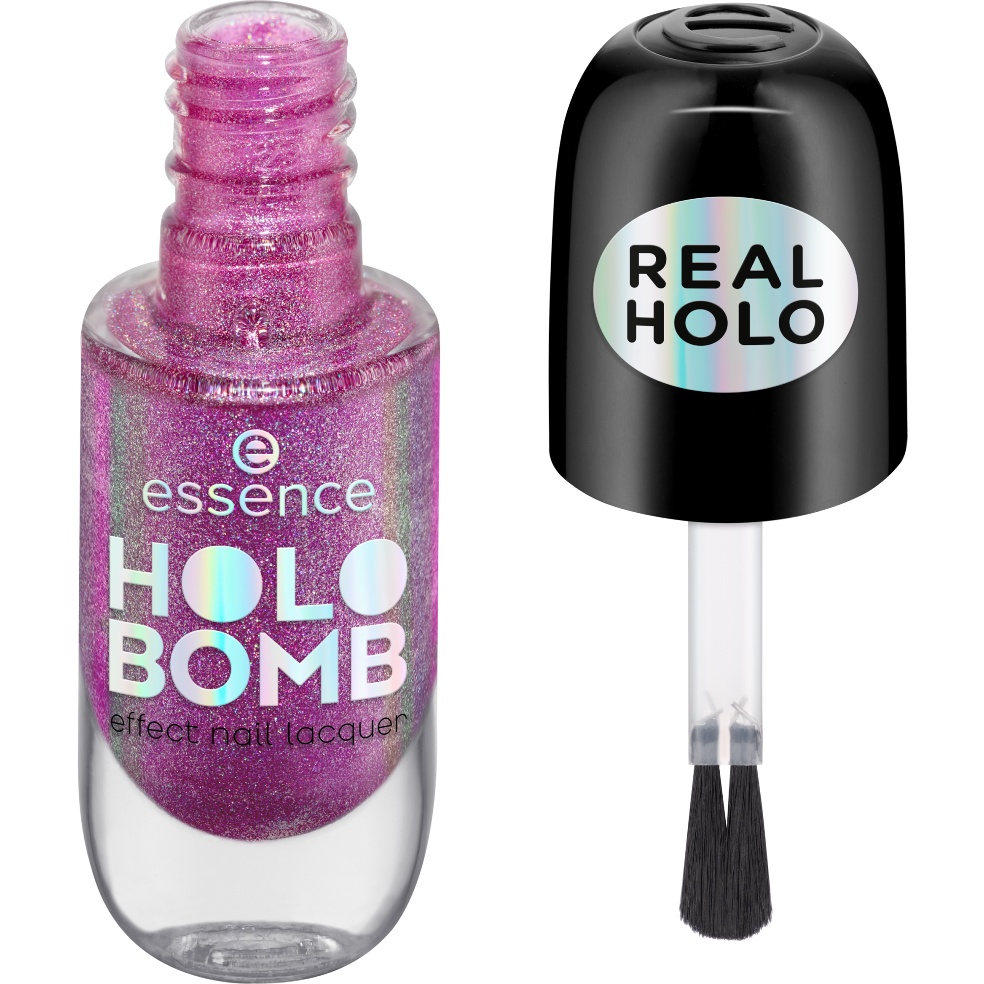 Купить essence Лак для ногтей с эффектом HOLO BOMB Holo Moly онлайн