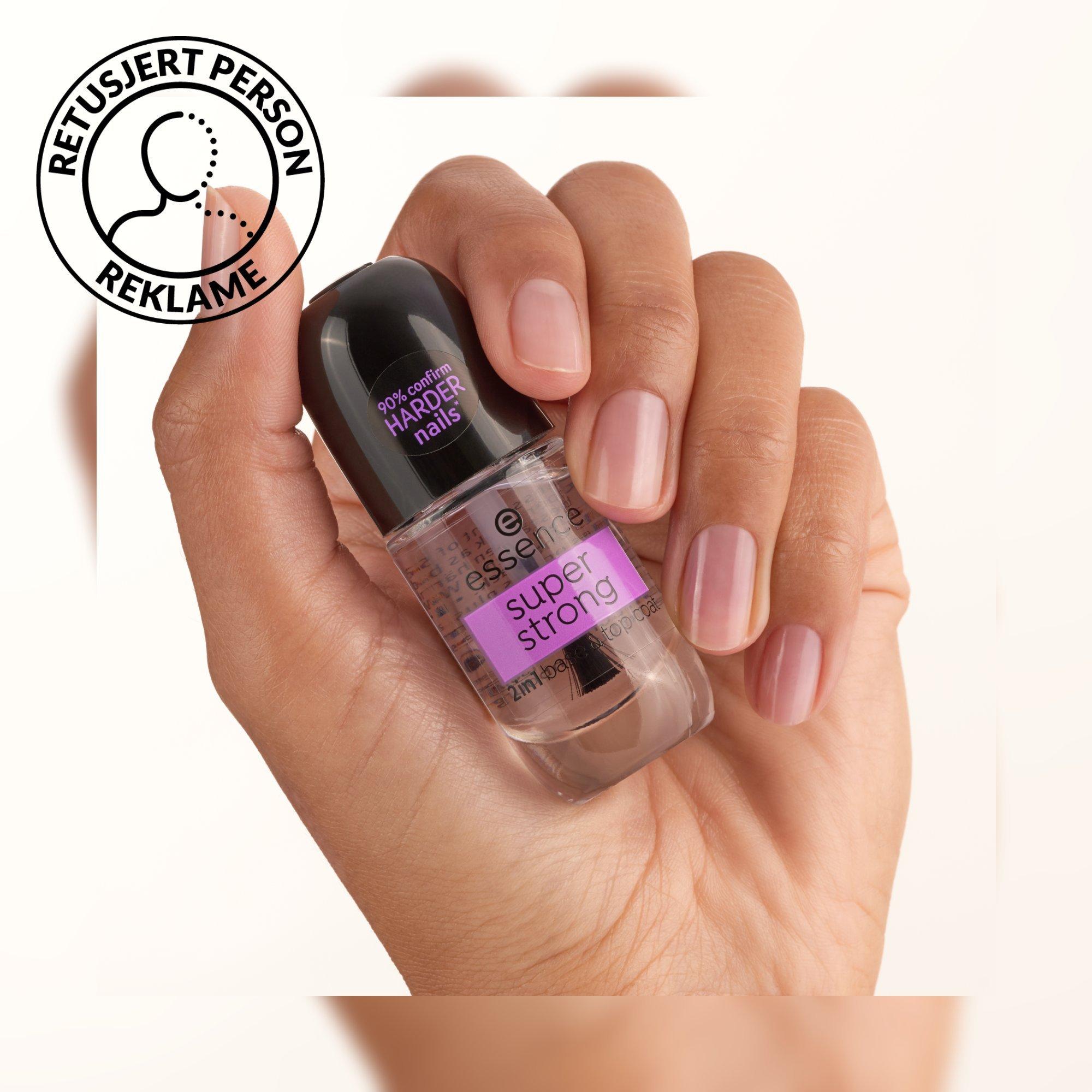 super strong 2in1 base & top coat