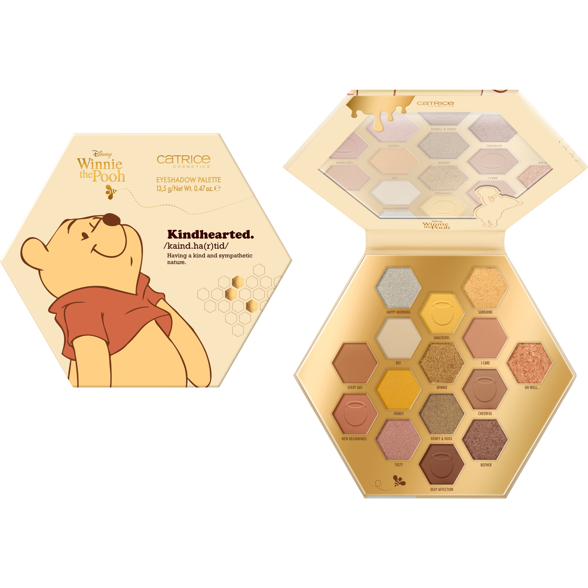 Paleta de sombra de olhos Ursinho Pooh da Disney