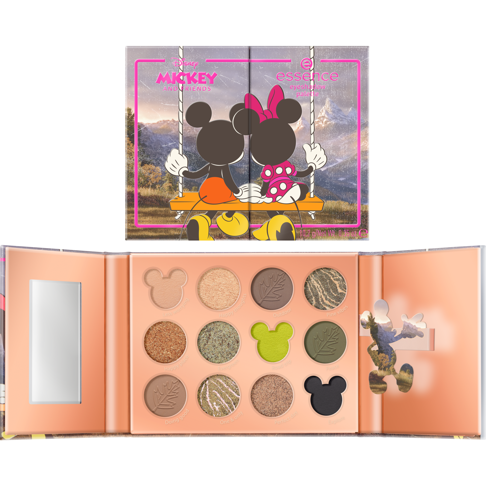 Disney Mickey és Friends szemhéjpúder paletta