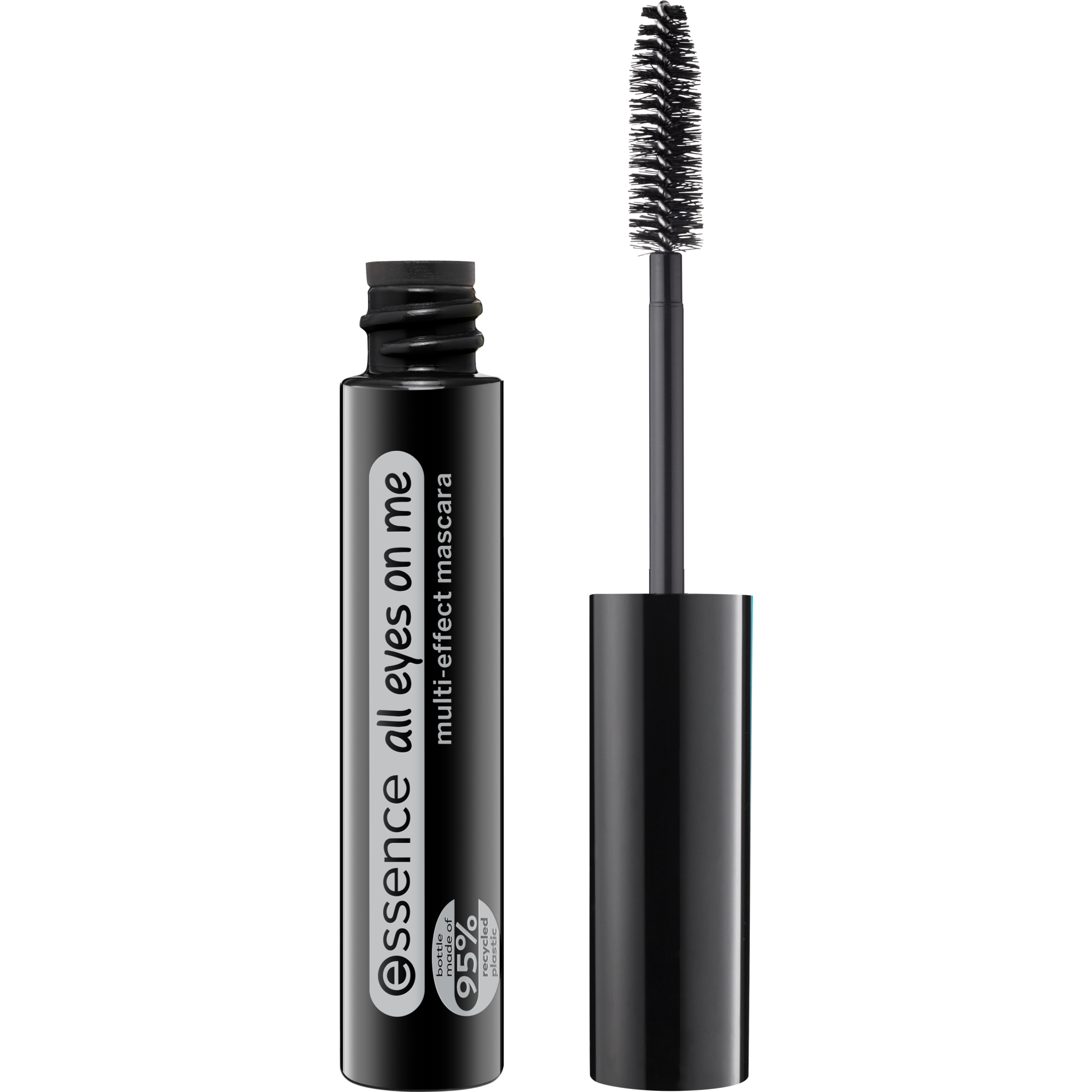 essence maximum definition waterproof volume mascara pestañas negra - delaUz