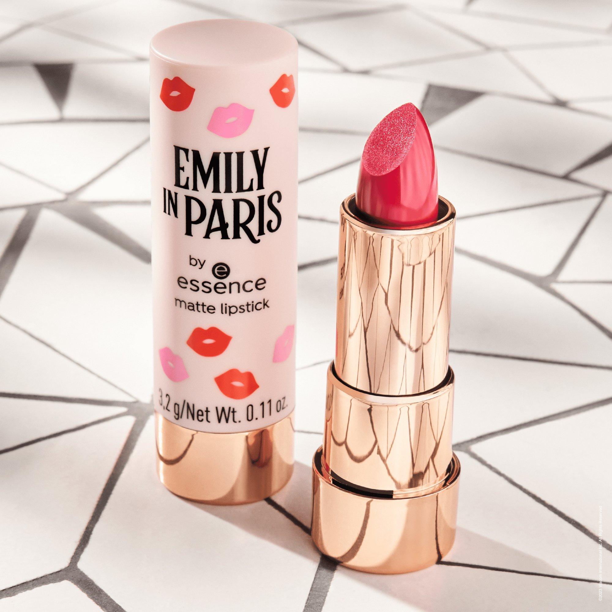 essence barra de labios mate EMILY IN PARIS de essence