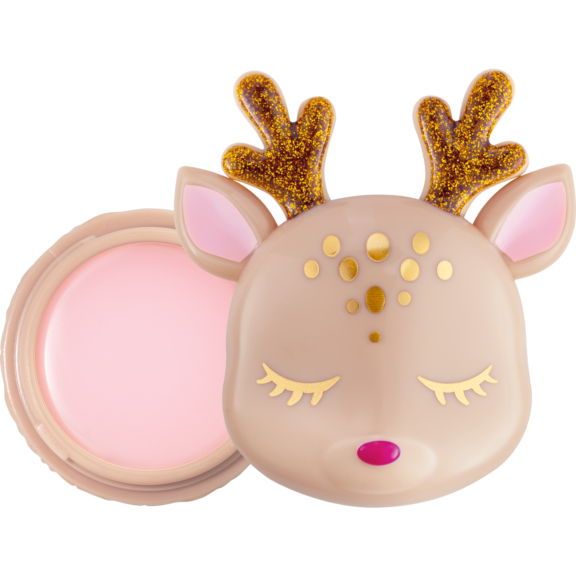 merry x-mas, my deer! glossy lip balm