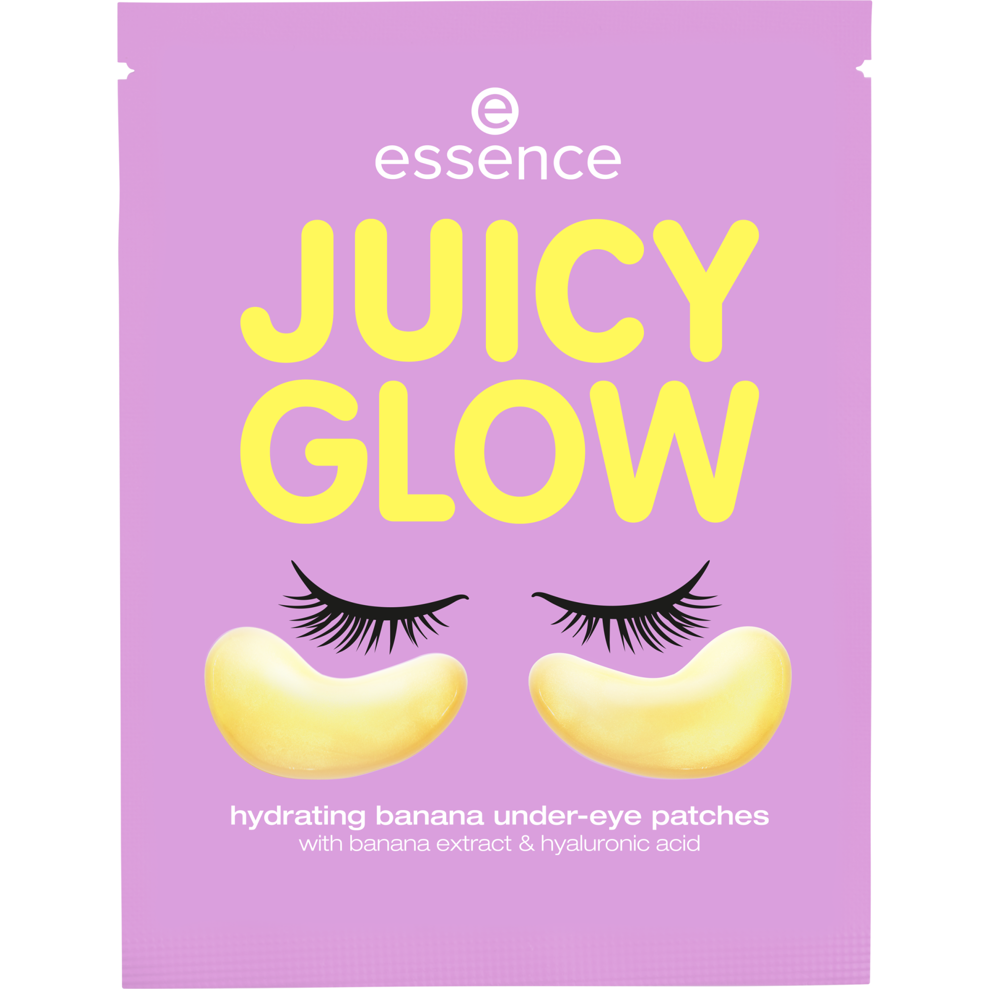 JUICY GLOW hydrating banana -silmänalusnaamiot