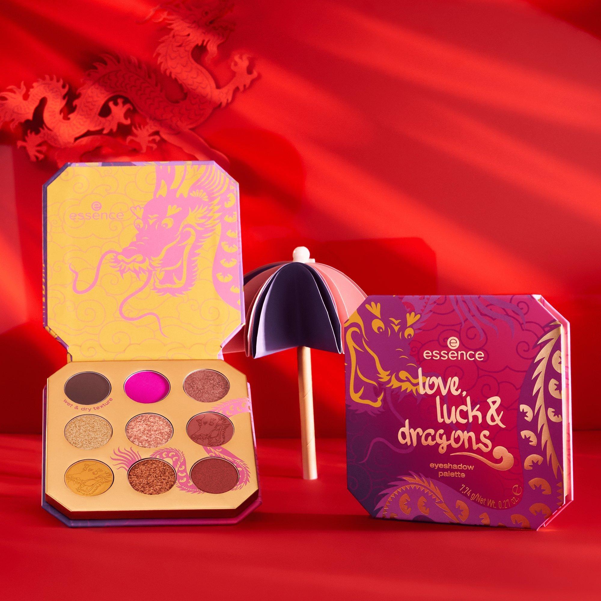 Akių šešėlių paletė love, luck & dragons eyeshadow palette