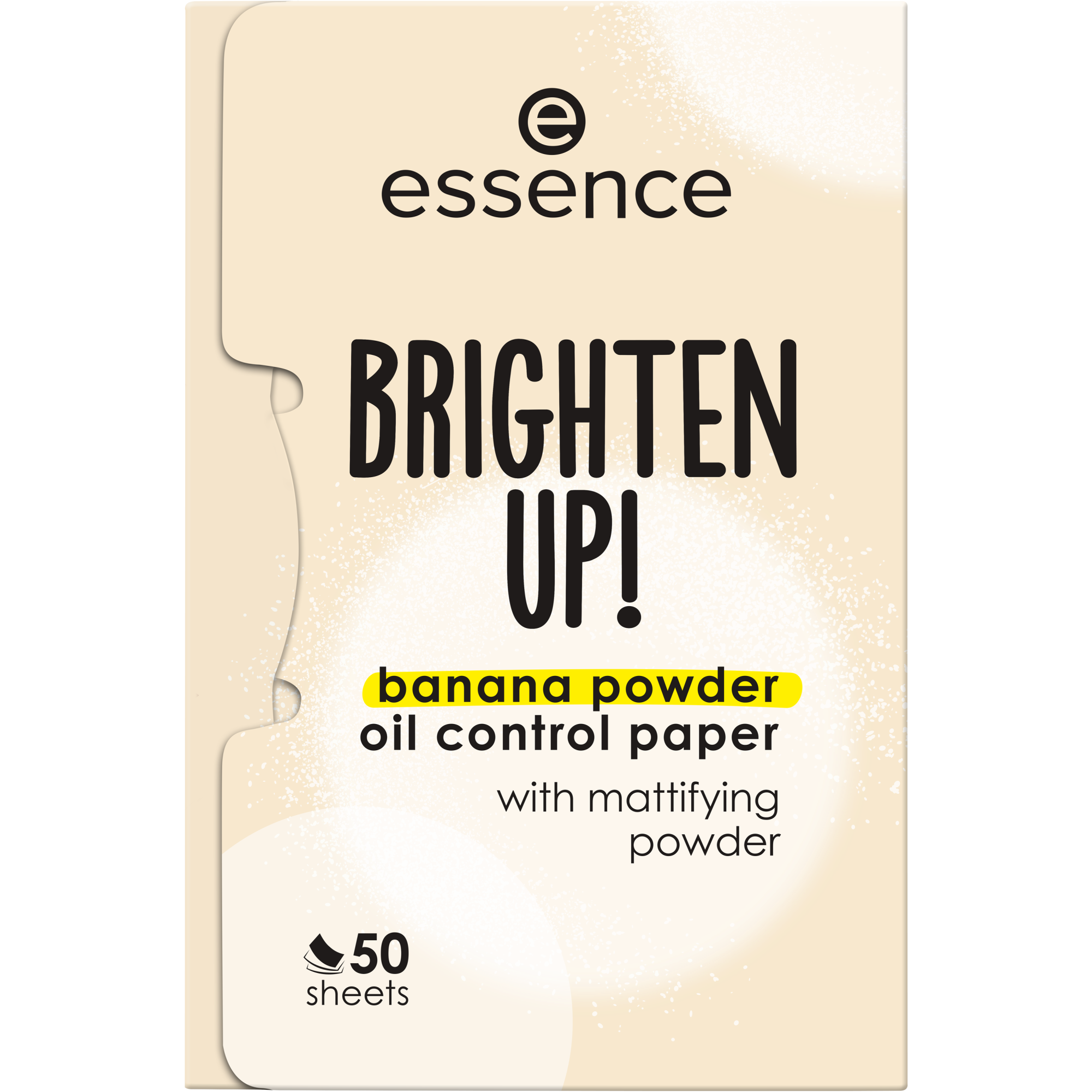 BRIGHTEN UP! banana powder oil control paper
