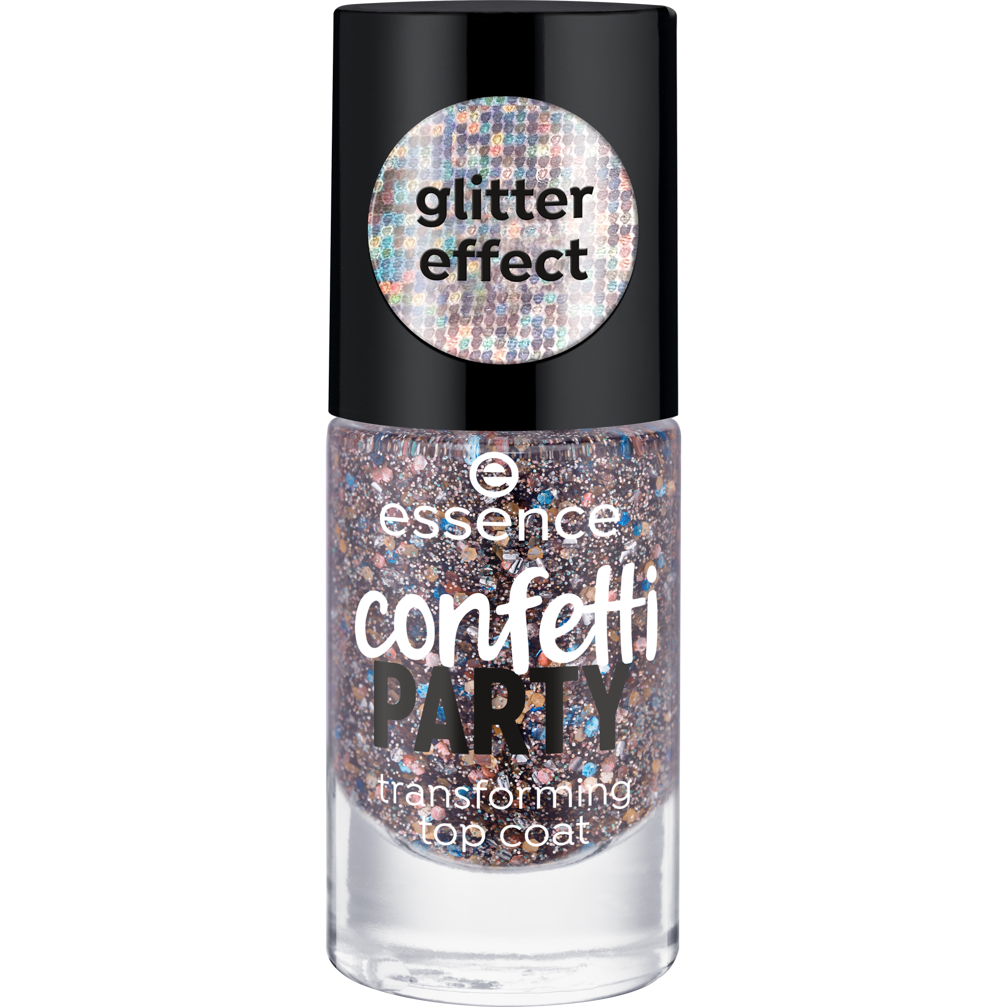 confetti PARTY transformerende topcoat