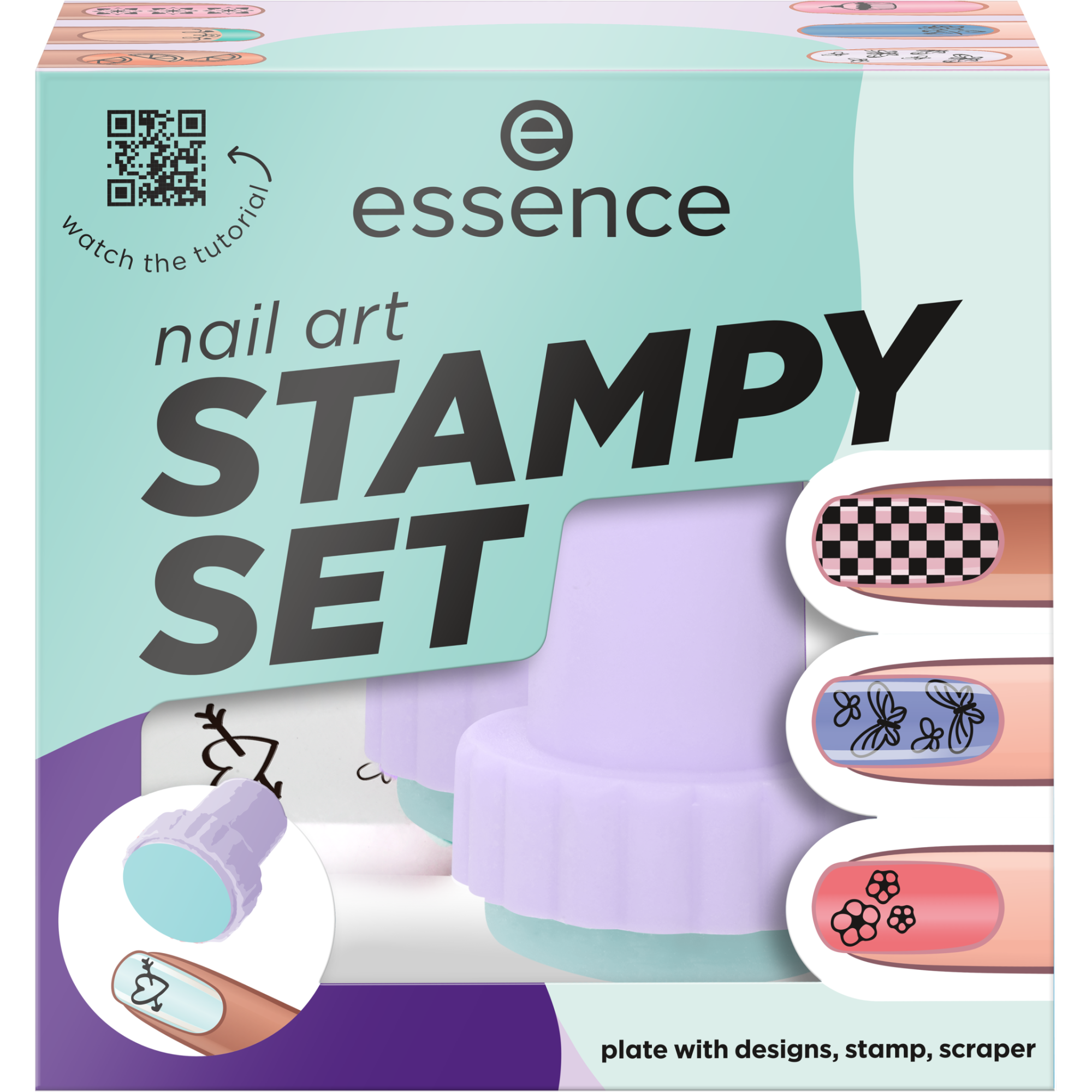 nail art STAMPY SET kit stamping.