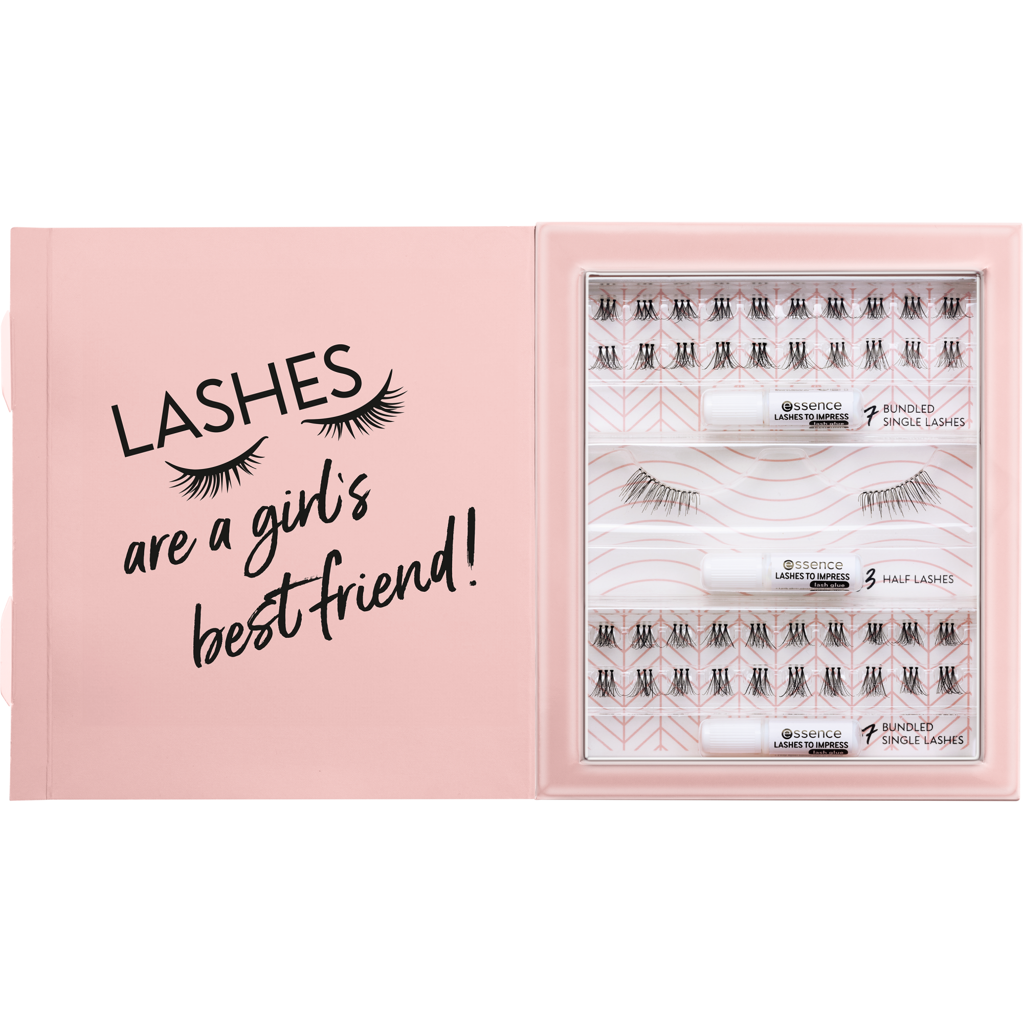 3x Zestaw sztucznych rzęs LASHES TO IMPRESS