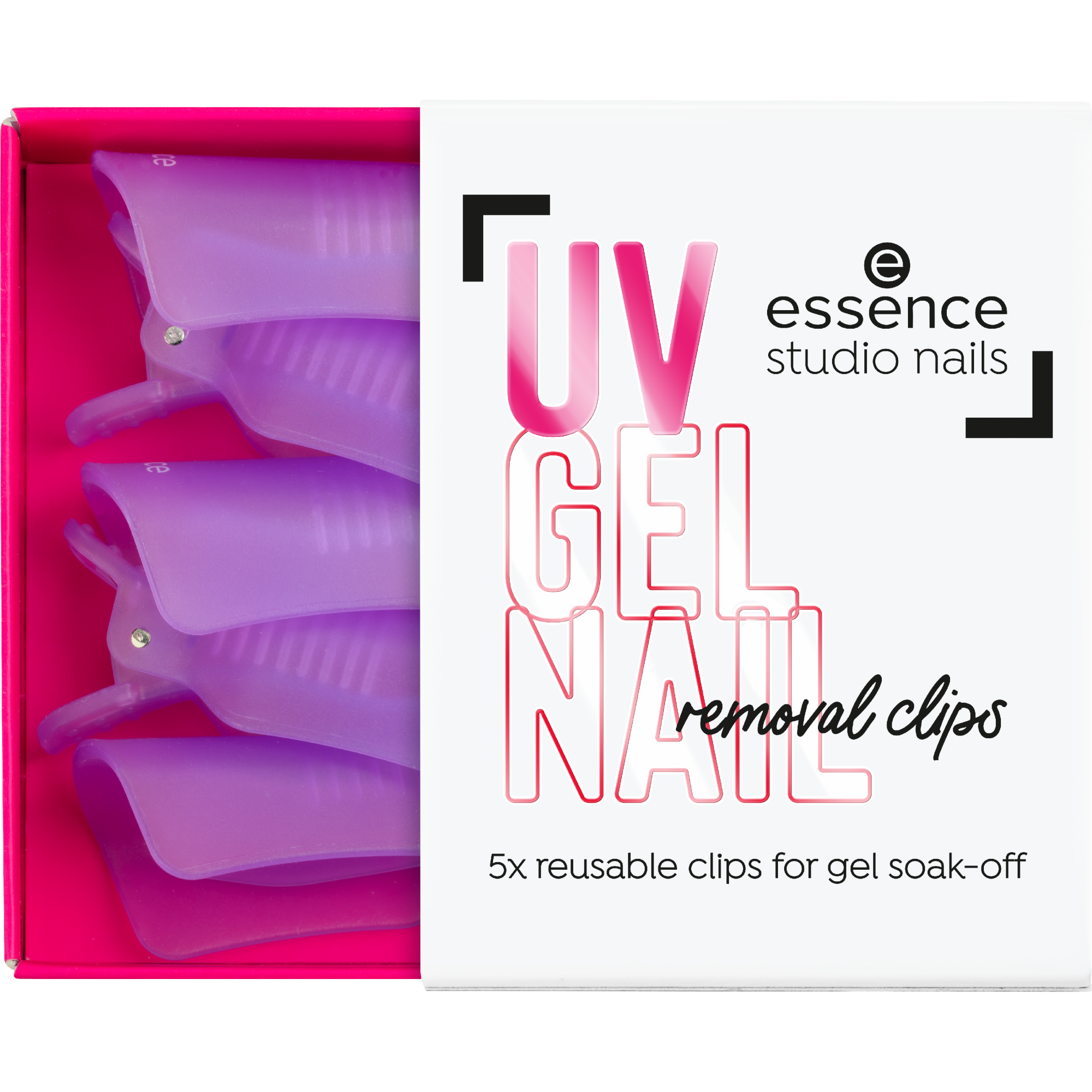 studio nails UV GEL NAIL removal clips