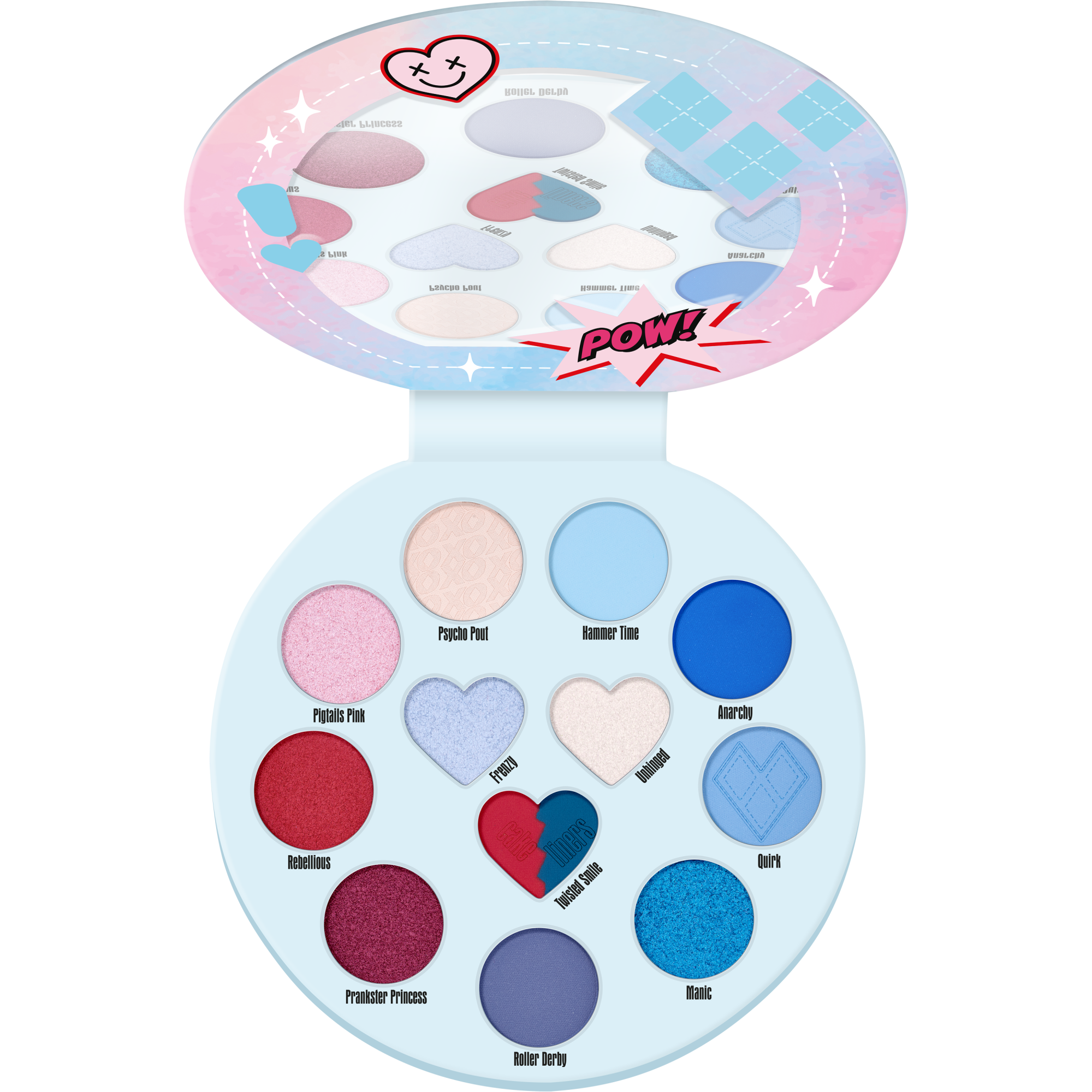 Harley Quinn eyeshadow palette fards à paupières