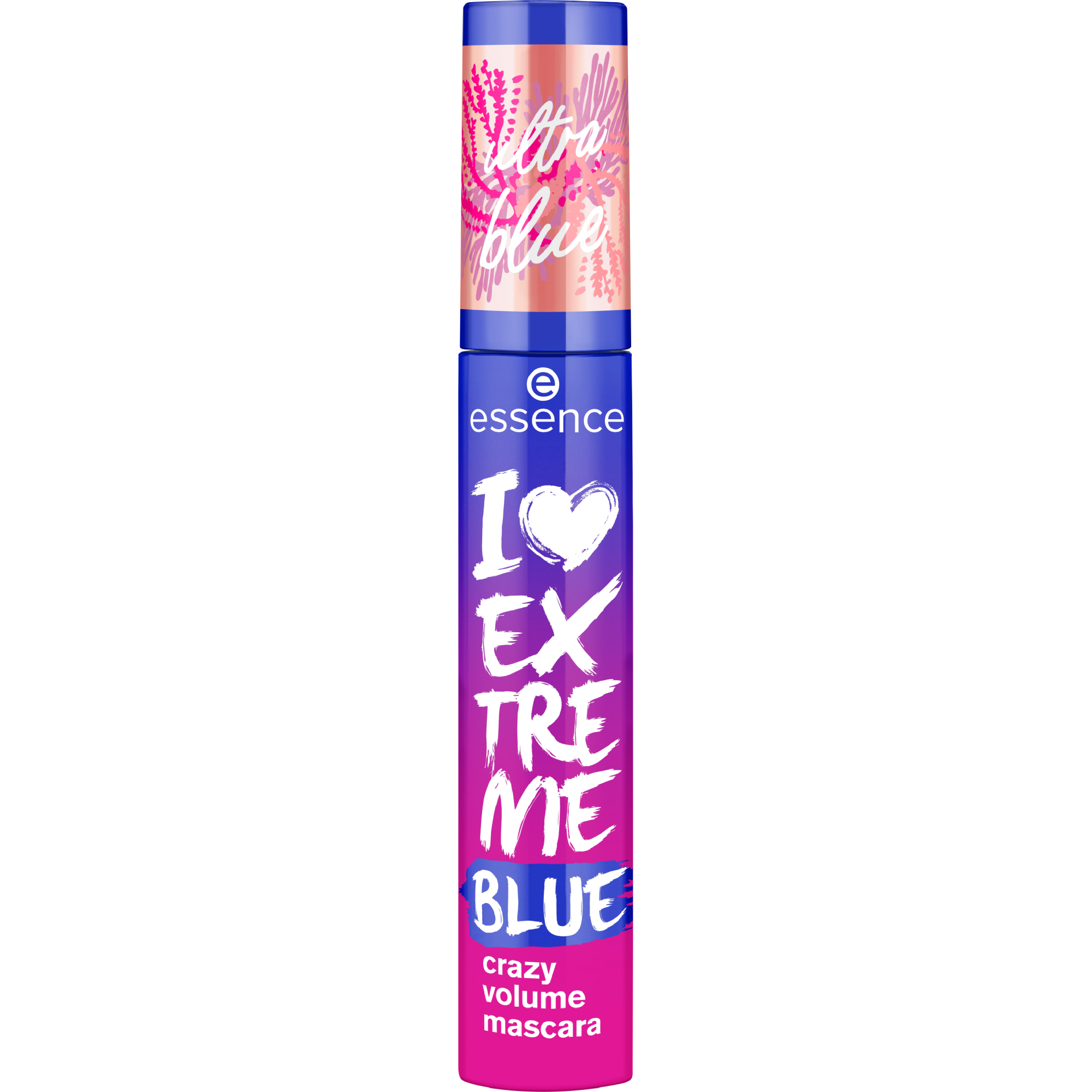 live LIFE in CORAL I LOVE EXTREME BLUE mascara volumizzante