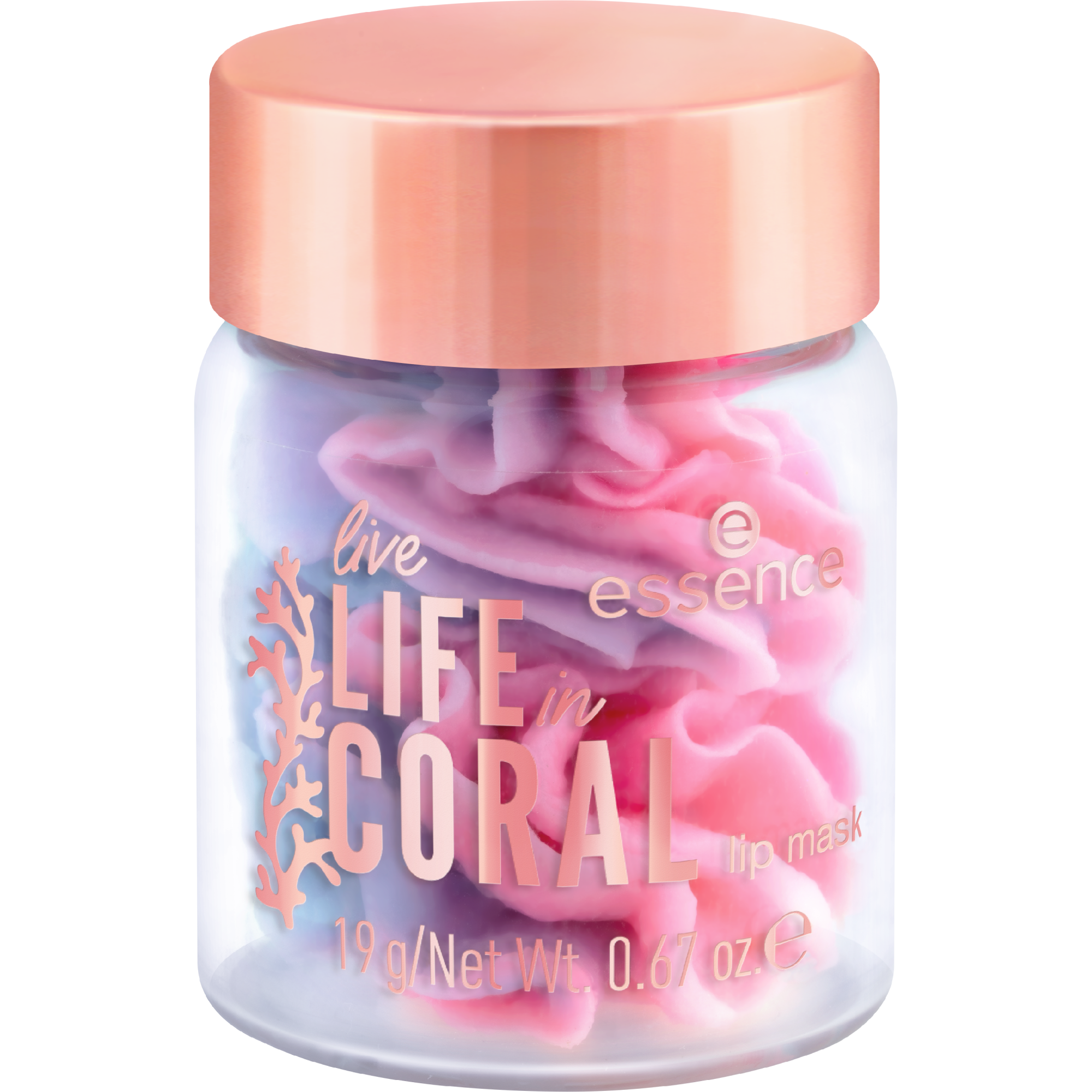 live LIFE in CORAL lip mask