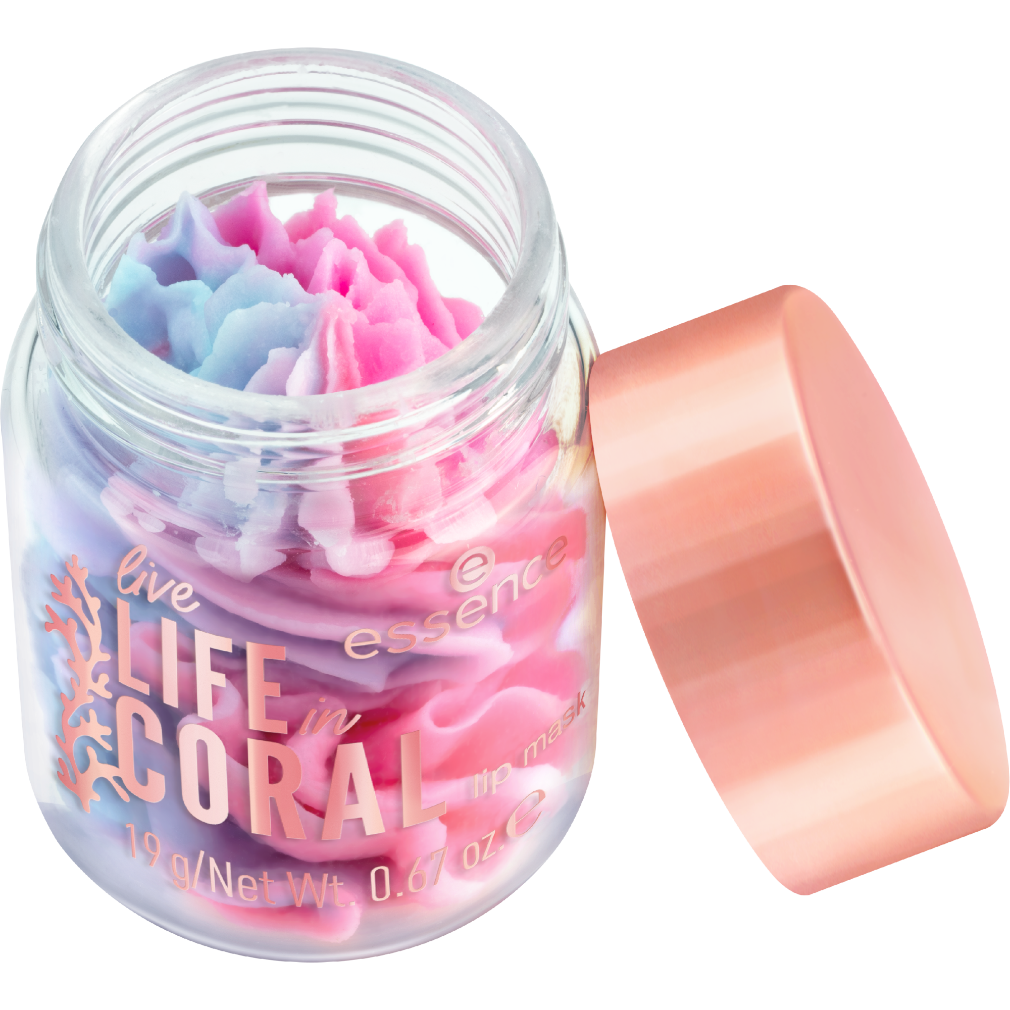 live LIFE in CORAL lip mask masque lèvres
