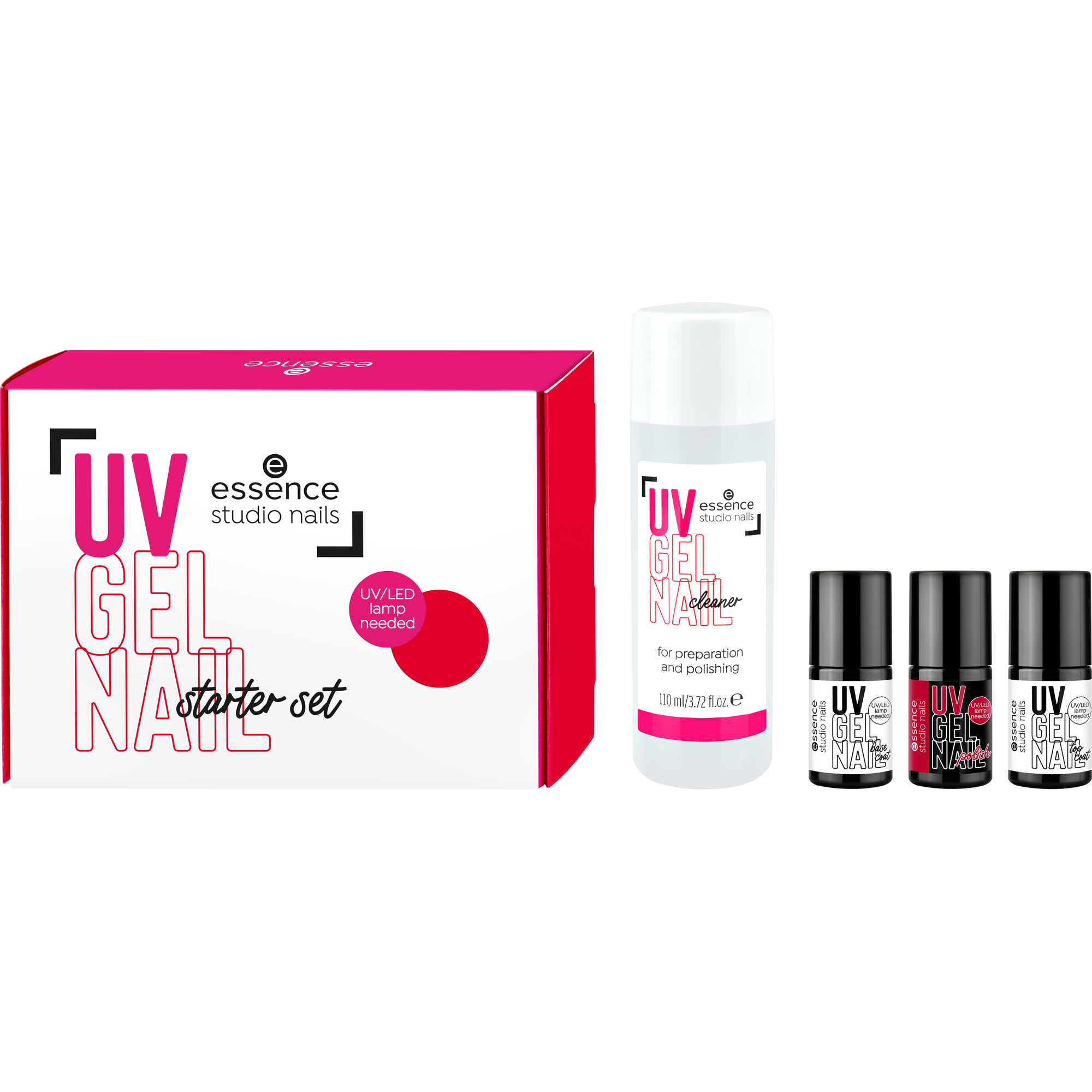 Koupit essence studio nails UV GEL NAIL startovní sada Red online