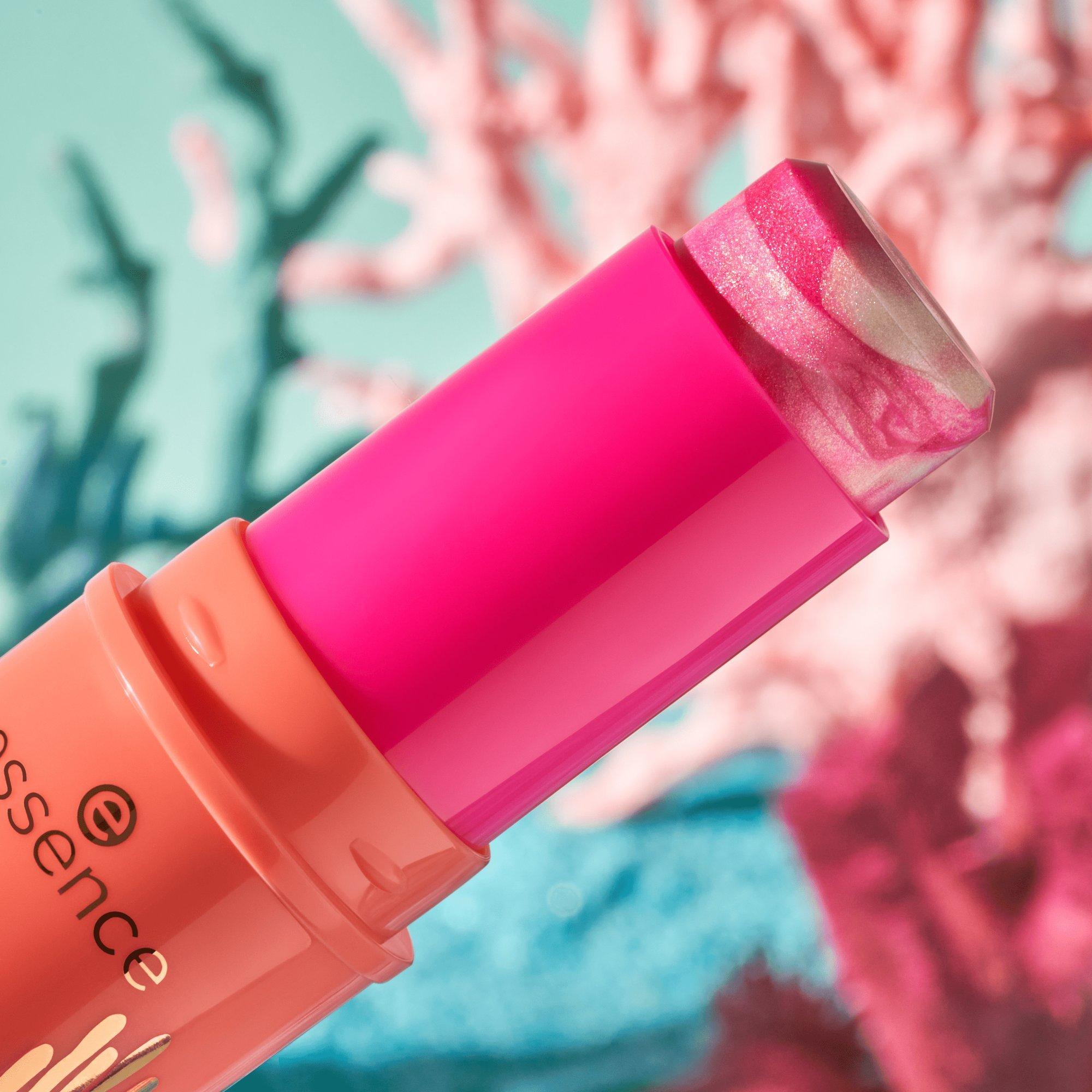 live LIFE in CORAL blushlighter in stick