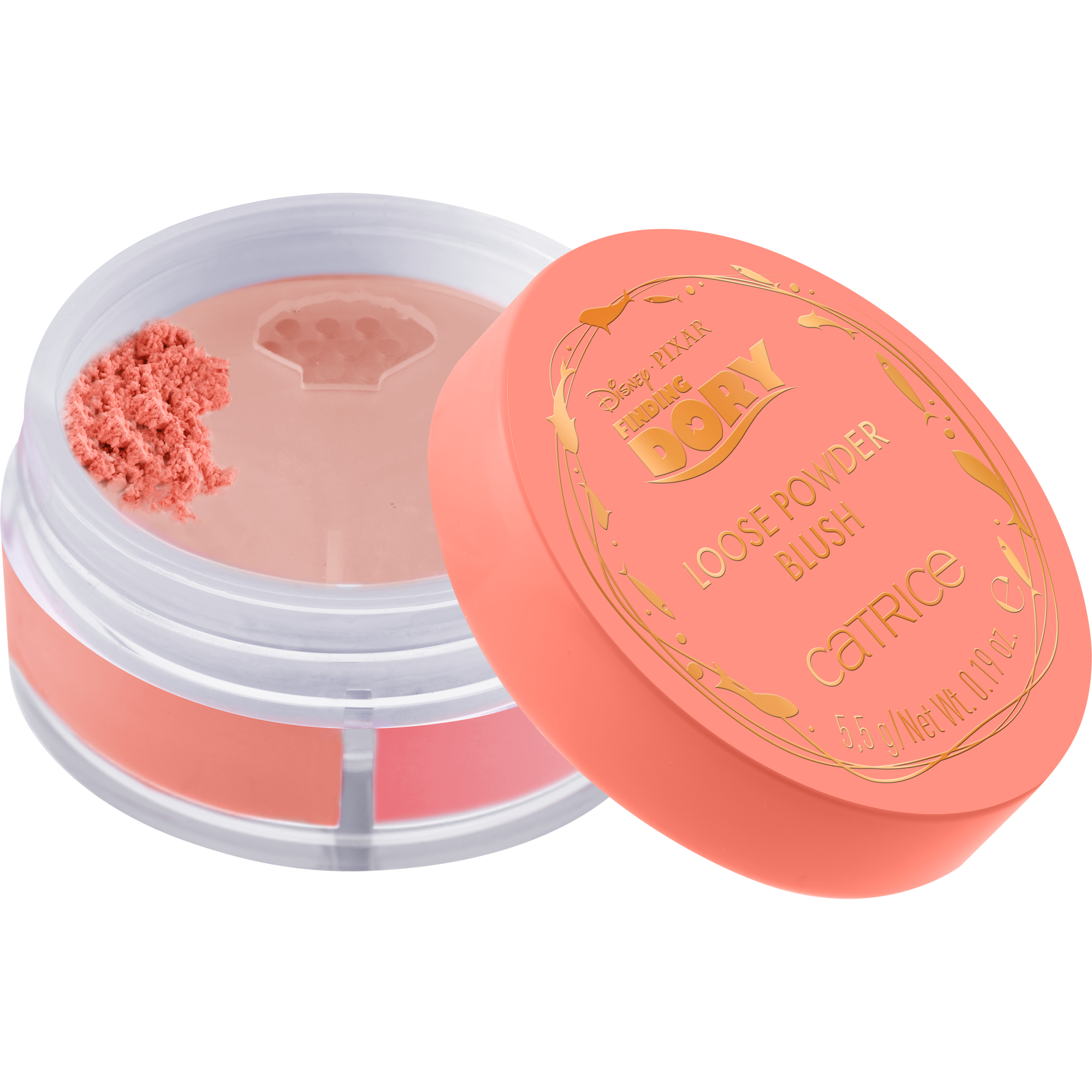 Sypki róż do policzków Disney Pixar Finding Dory Powder Blush