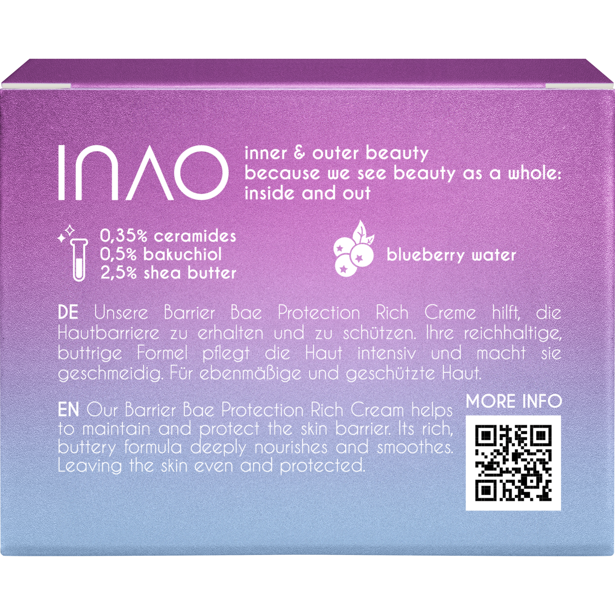 INAO inner and outer beauty Barrier Bae Protection Rich Cream Refill by essence